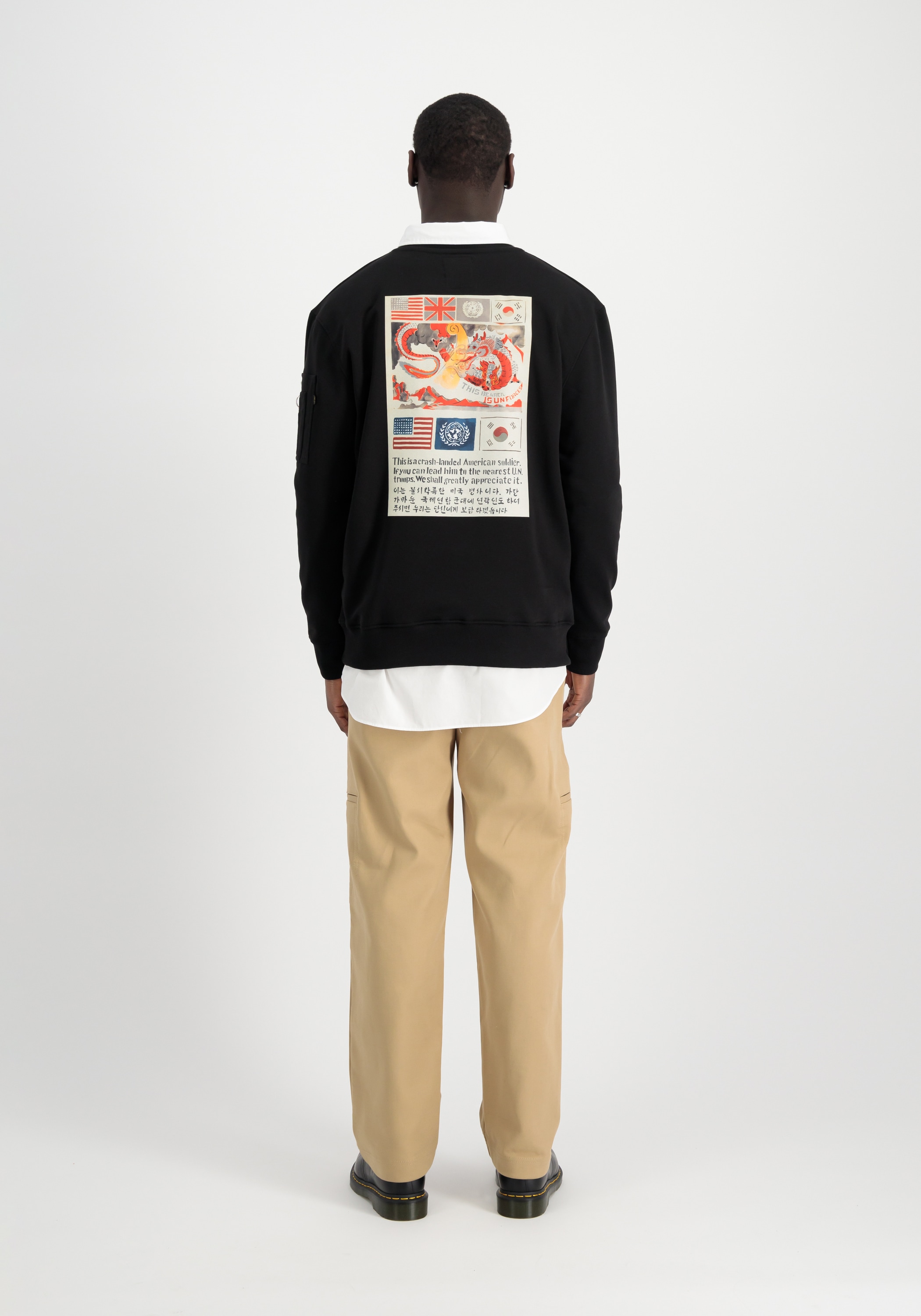 Alpha Industries Sweater »Alpha Industries Men - Sweatshirts USN Blood Chit Sweatshirt«