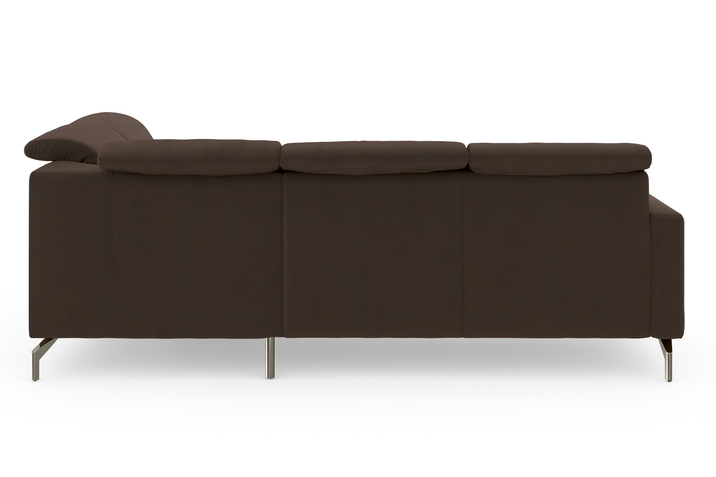 sit&more Ecksofa »Bailando L-Form«, wahlweise mit Kopfteilverstellung und Vorziehsitz, motorisch