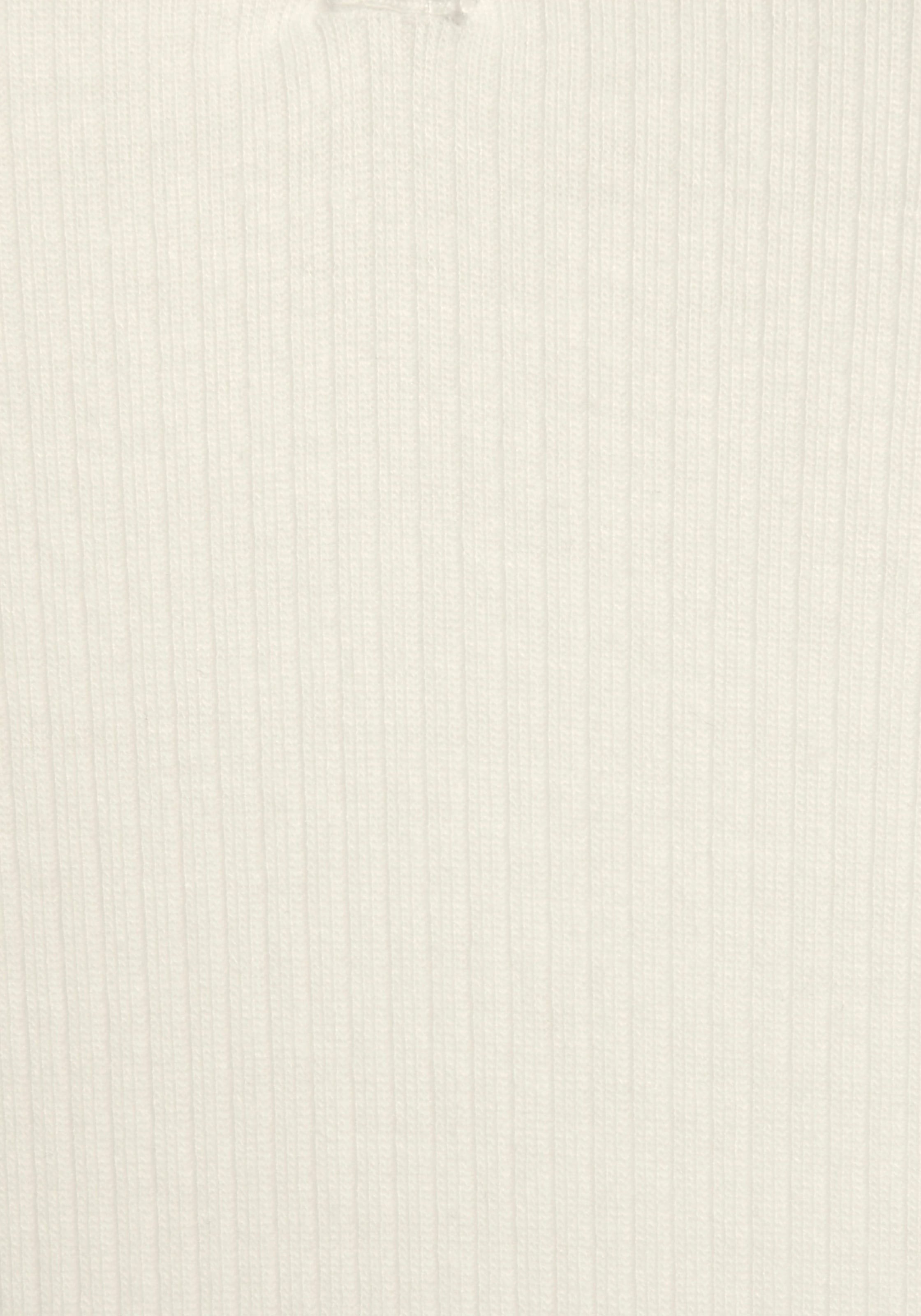 LASCANA Pyjamaoberteil, aus Rippstrick