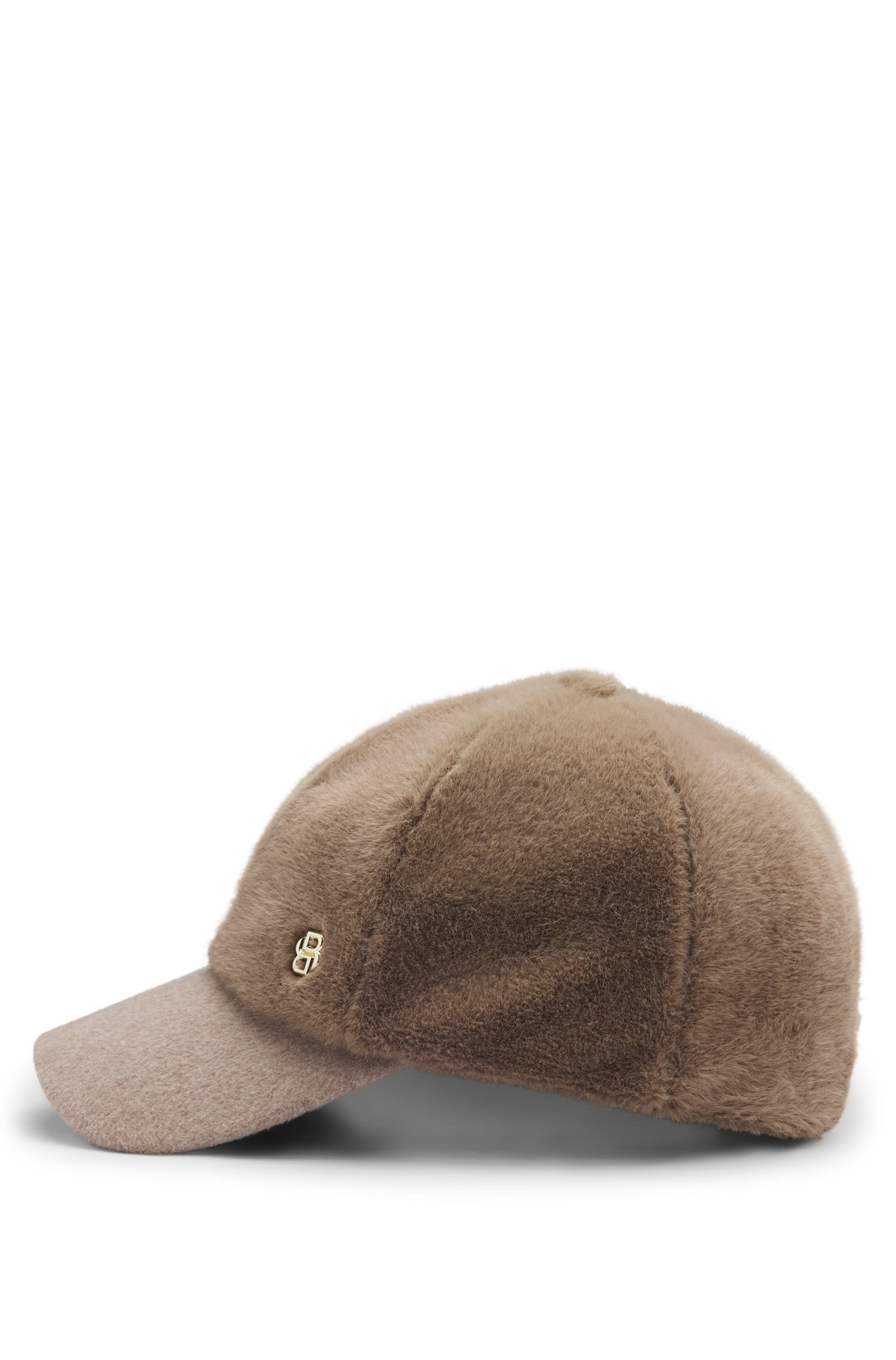 BOSS Baseball Cap »Ari Faux Fur B-ICON« in Kunstfell-Optik