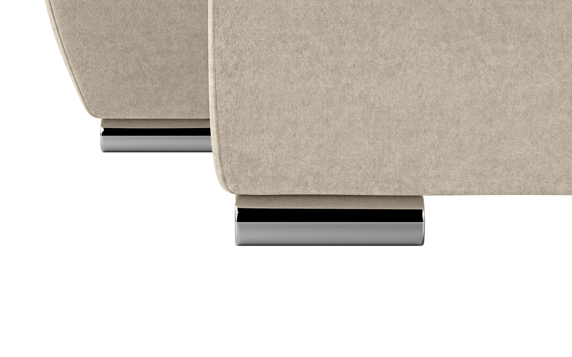 INOSIGN Ecksofa »HAVERHILL Schlafsofa mit Bettkasten, Masse B/H/T: 237/89/166 cm«, L-Form mit Recamiere links oder rechts bestellbar, Wellenunterfederung