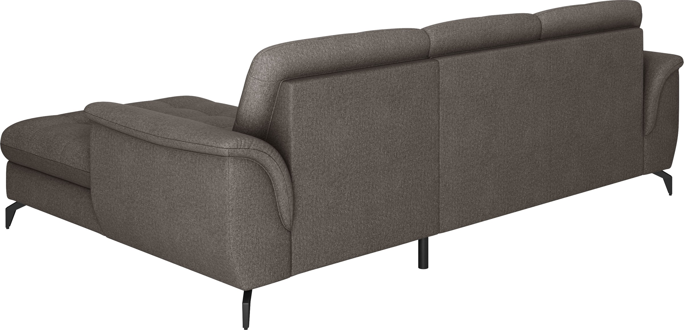 sit&more Ecksofa »Zora L-Form«, wahlweise mit Bettfunktion und Bettkasten