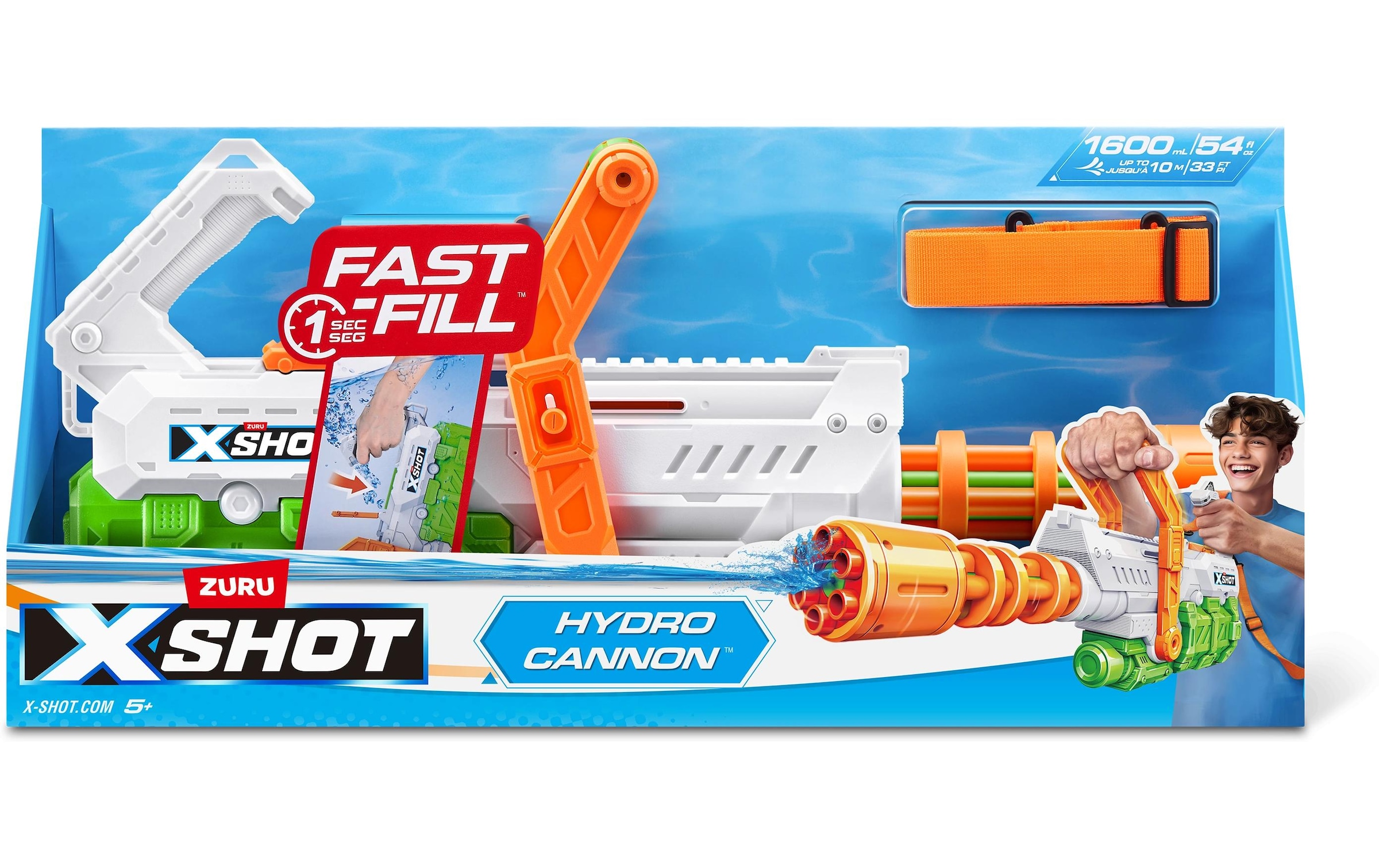 Wasserpistole »X-Shot Water Fast Fill Hydro Cannon 1600 ml«