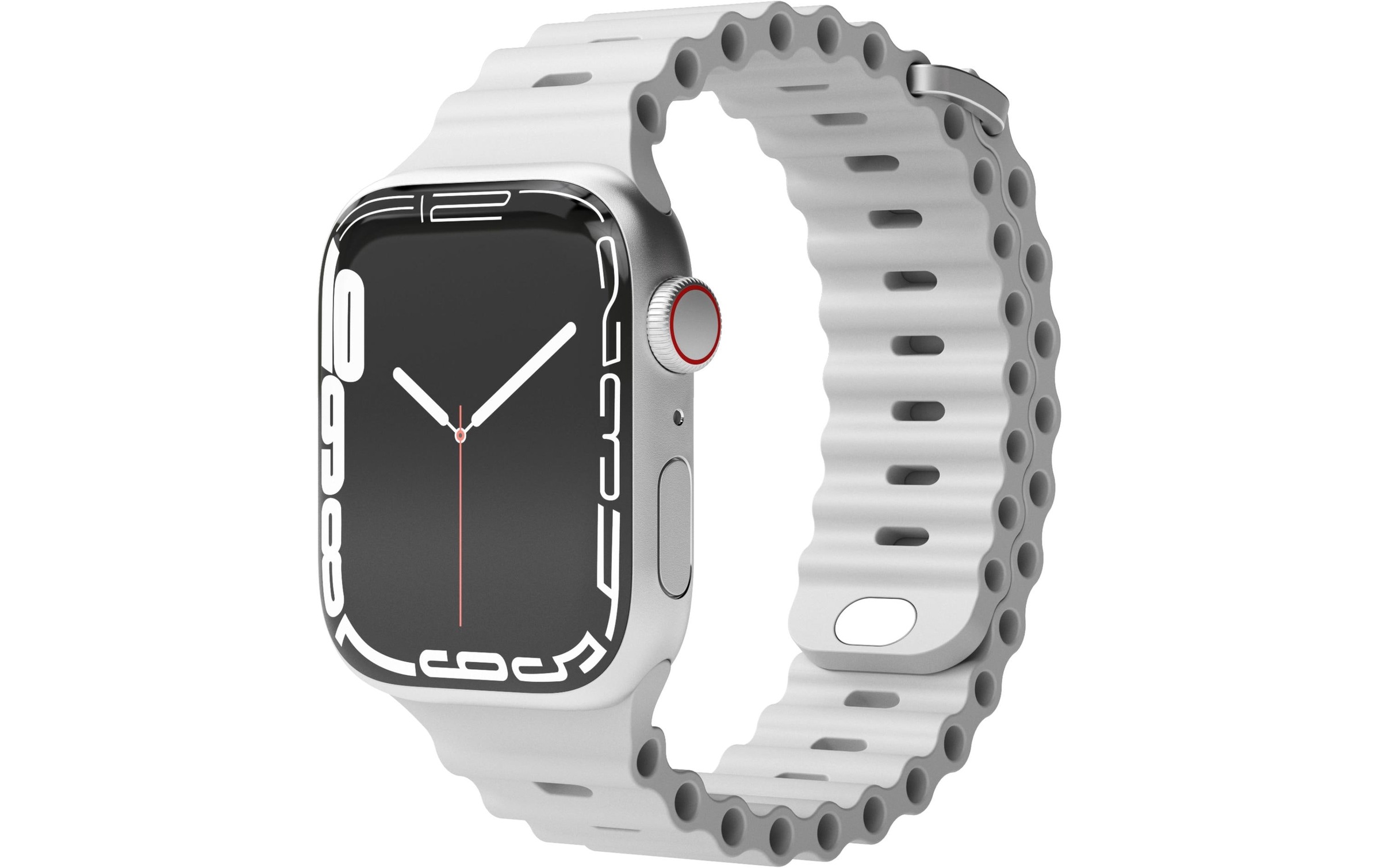 VONMÄHLEN Uhrenarmband »Band Apple Watch 42/44/45/49 mm Light Gray«