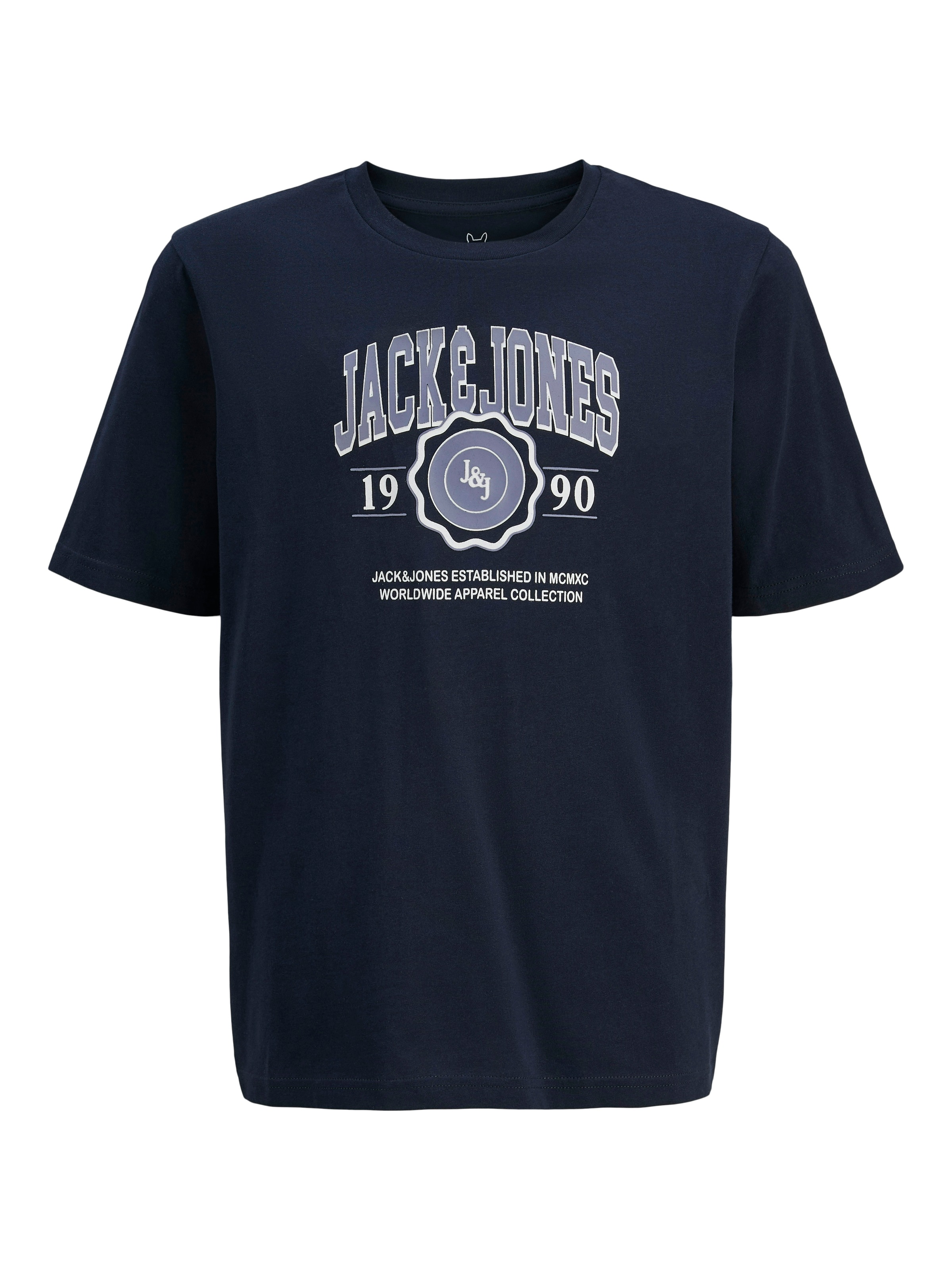 Jack & Jones Junior T-Shirt »JJMAKO TEE SS CREW NECK JNR« mit coolem Frontprint