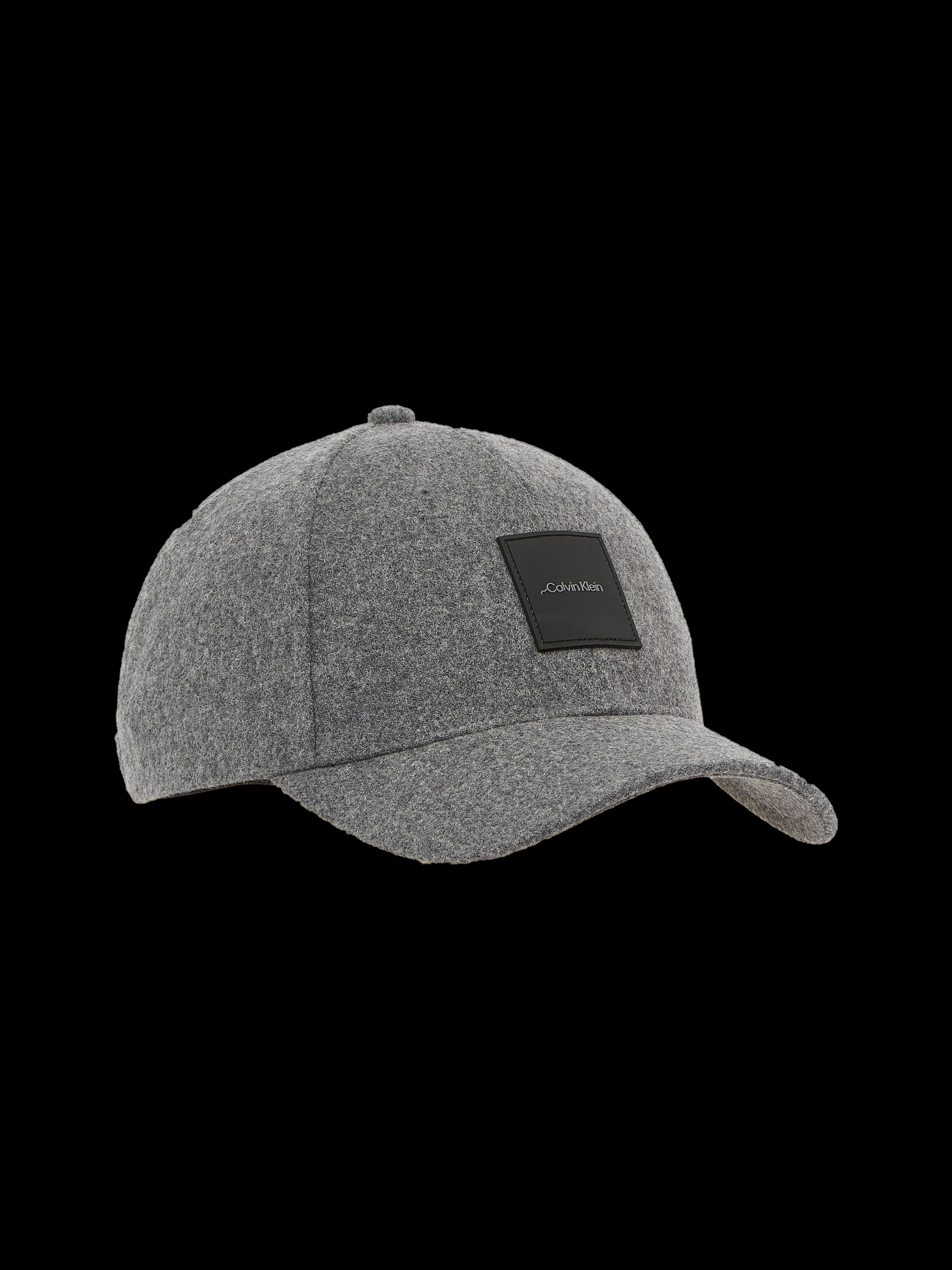 Calvin Klein Baseball Cap »WOOL BB CAP«, mit Logopatch aus Leder, unisex