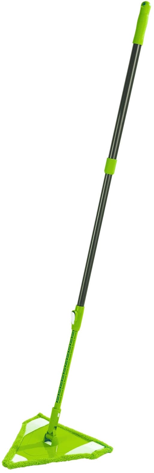 Maximex Bodenwischer-Set »Modell Triangel«, (Set), flacher Wischmopp, Mikrofaser, zur Reinigung von Ecken & Nischen