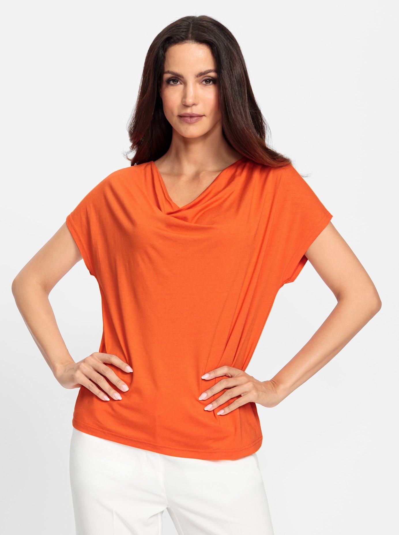 heine Wasserfallshirt »Wasserfallshirt« 1 Stk.