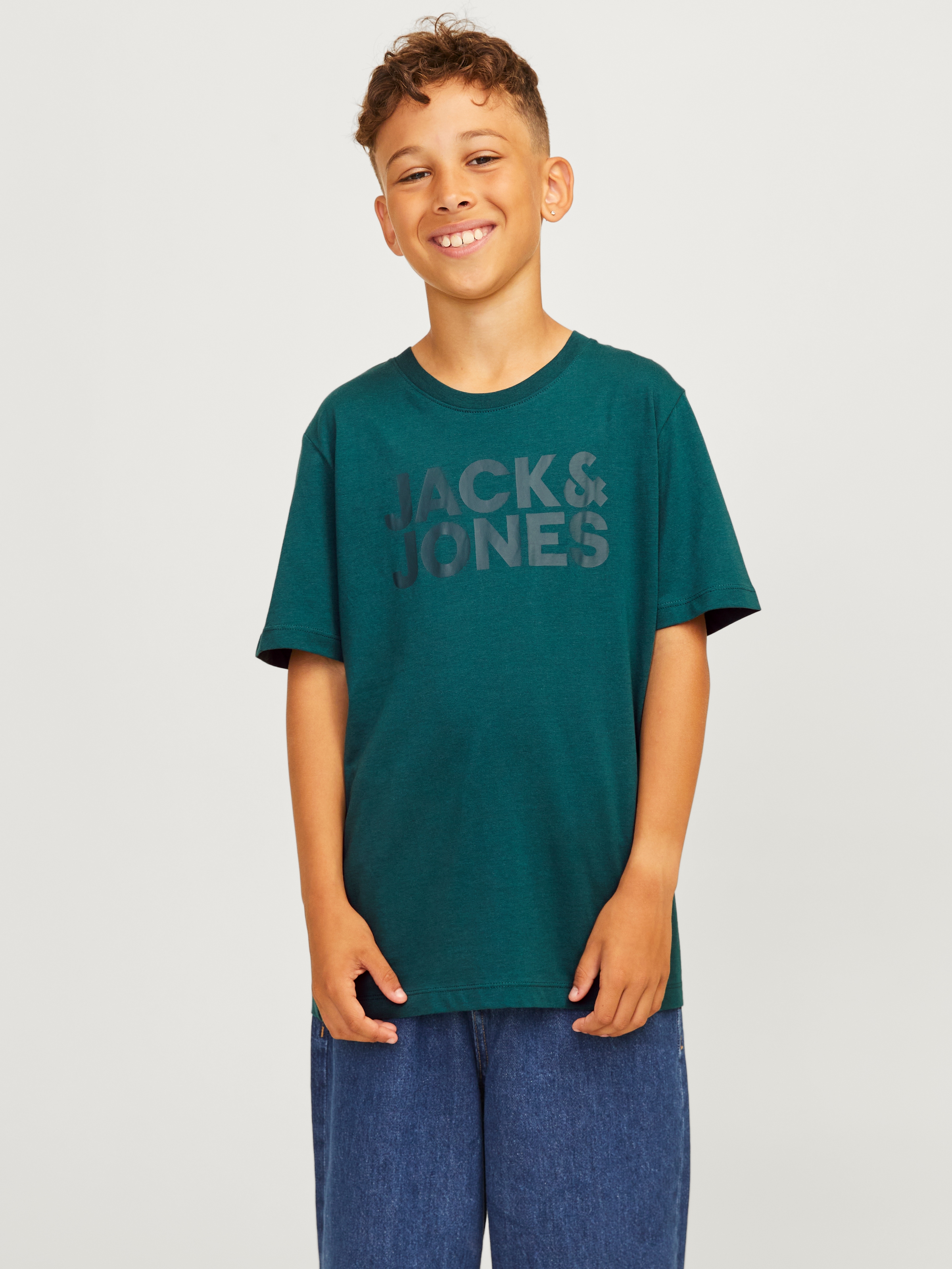 Jack & Jones Junior Kurzarmshirt »JJECORP LOGO TEE SS O-NECK NOOS JNR«