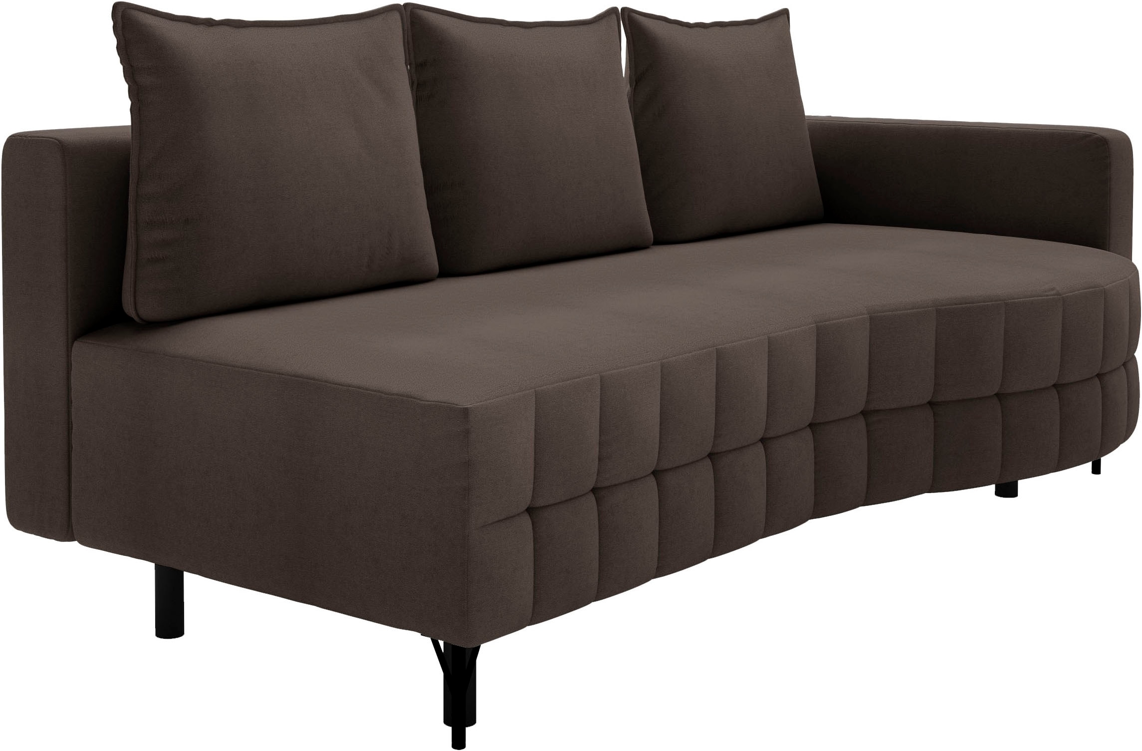 exxpo - sofa fashion Loungesofa »T wiggy Schlafsofa mit Bettfunktion und Bettkasten,«, komfortabler Federkern, super Sitzkomfort, elegante Formensprache