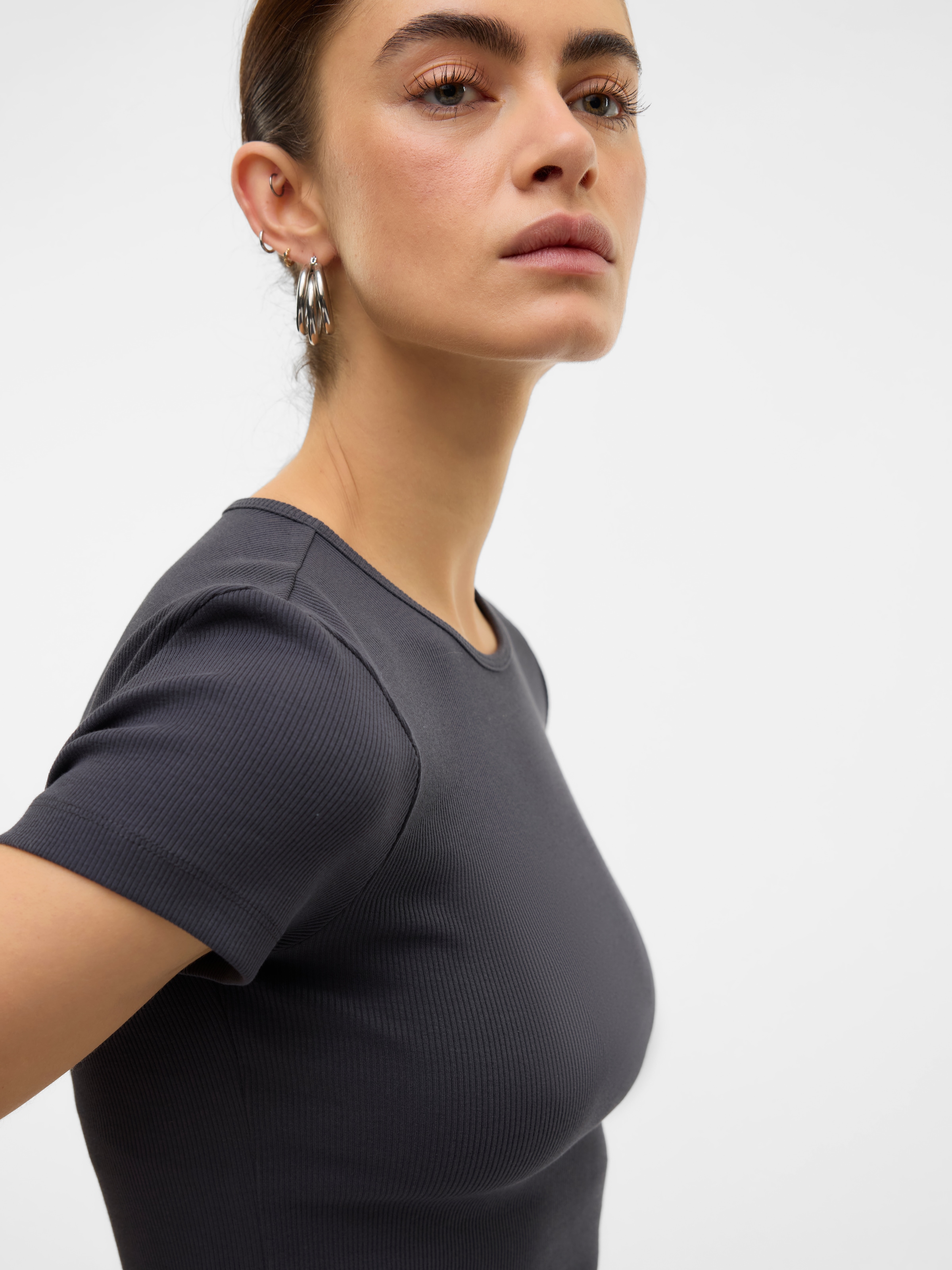 Vero Moda Rundhalsshirt »VMCHLOE SS SHORT TOP JRS NOOS«