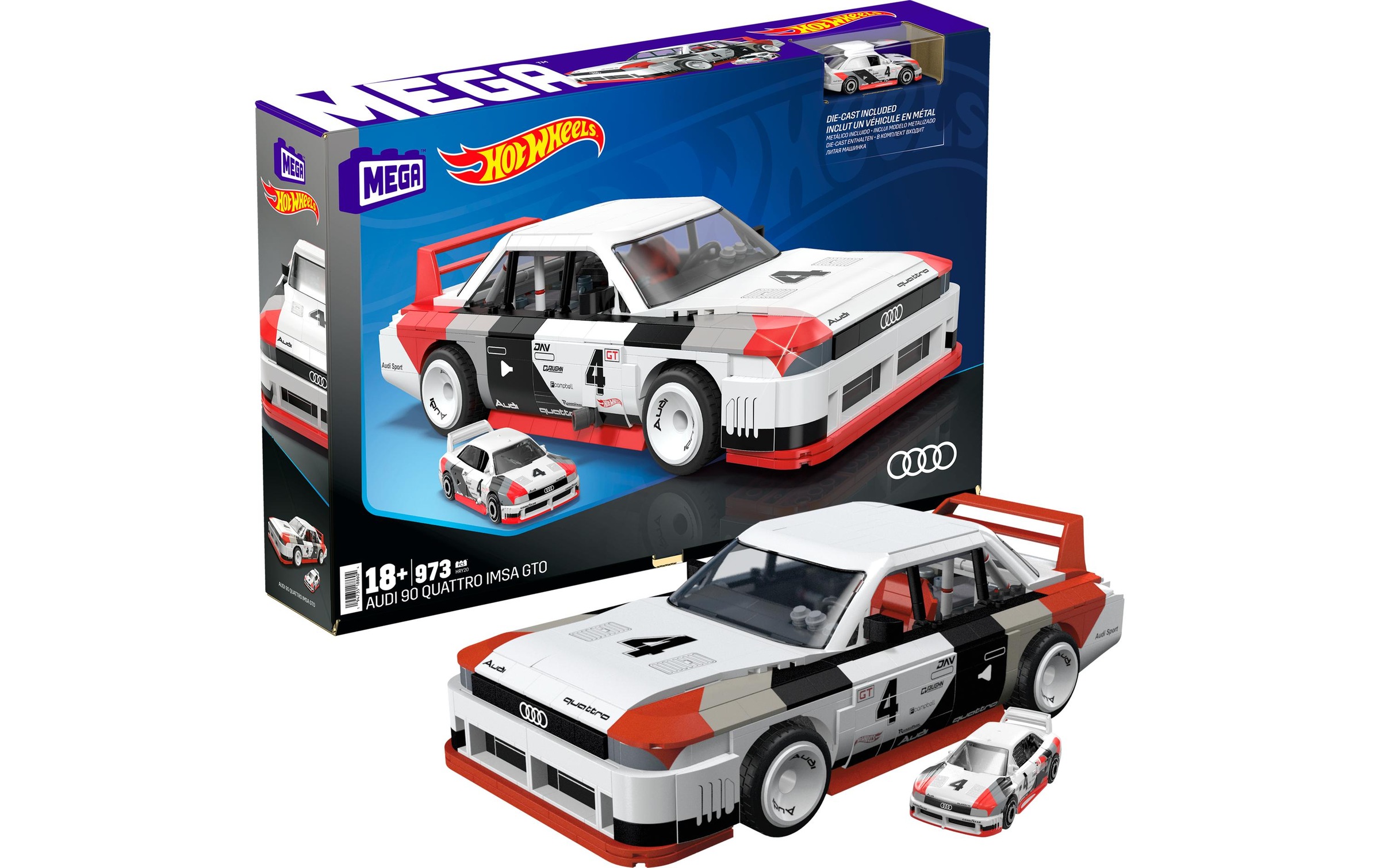 MEGA Modellauto »Hot Wheels Collector Audi«, (973 tlg.)