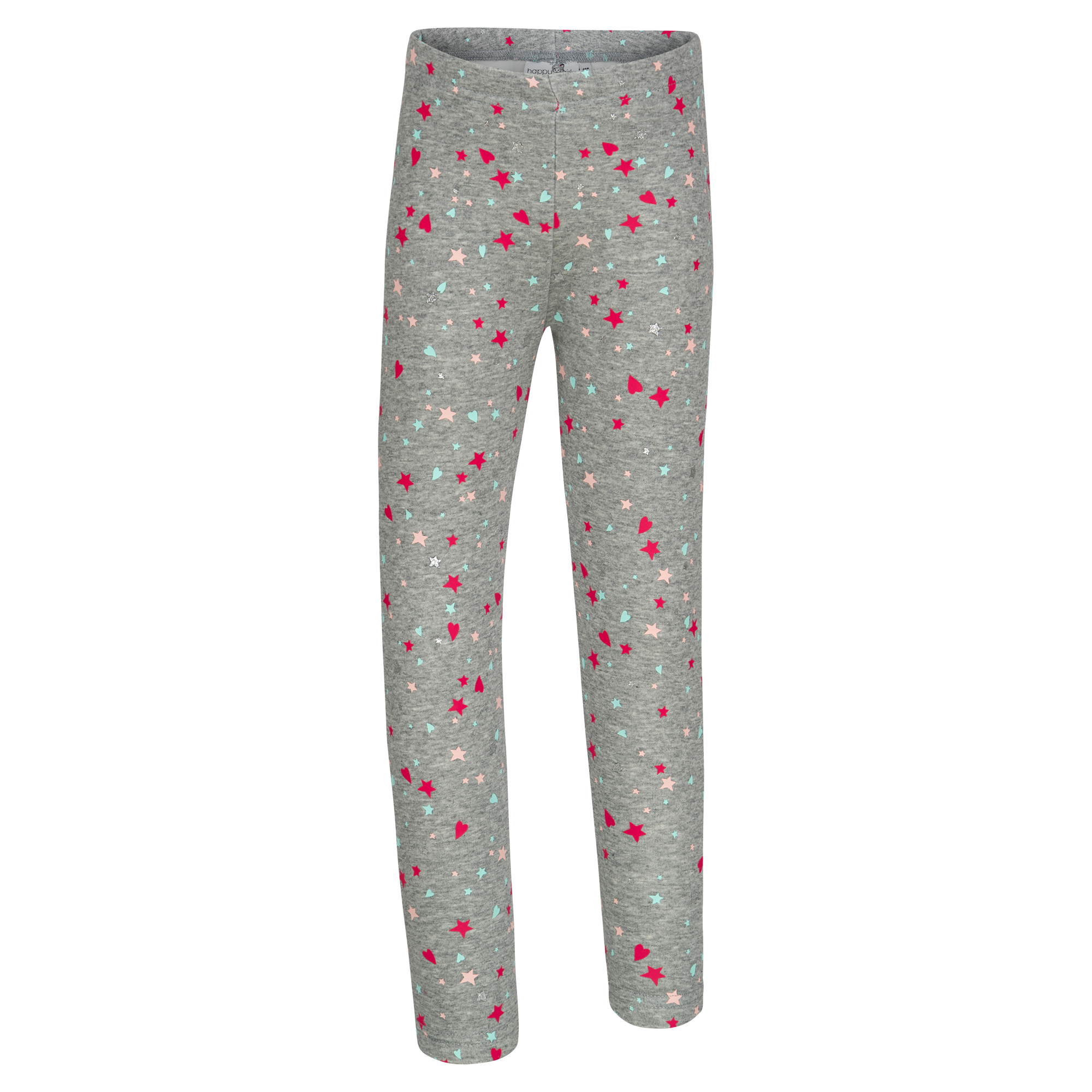 happy girls Sweatleggings im tollen Sternen-Herzen-Alloverprint