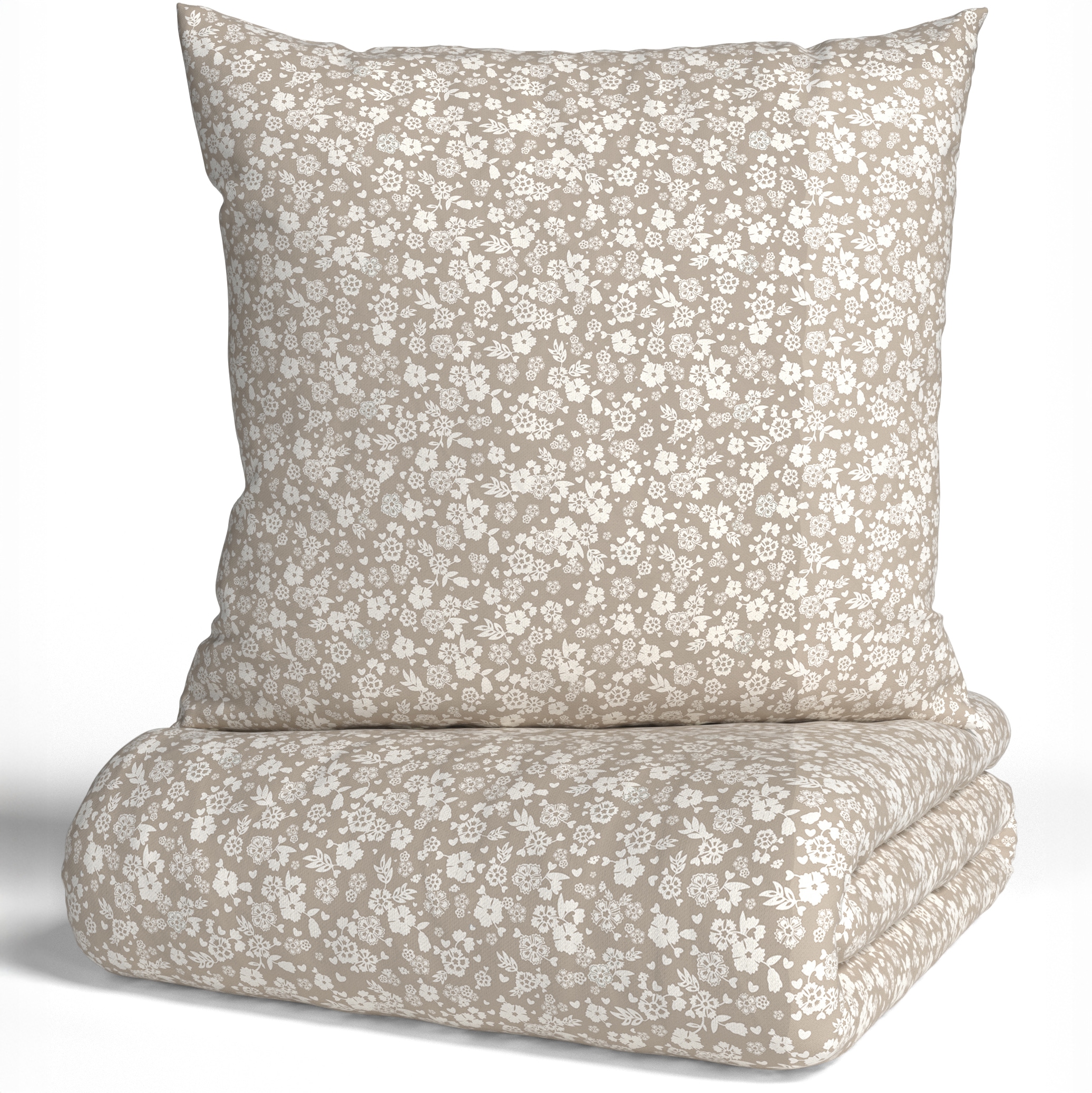 my home Bettwäsche »Mariby«, mit feinem Blümchen Design, skandinavisch, romantische Bettwäsche