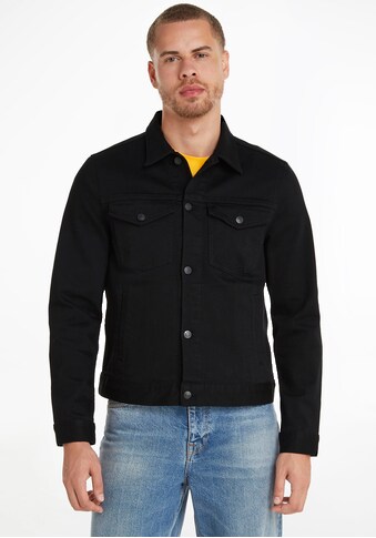 Tommy Hilfiger Jeansjacke »TRUCKER JKT STR STAY BLACK«, mit zwei Brusttaschen kaufen