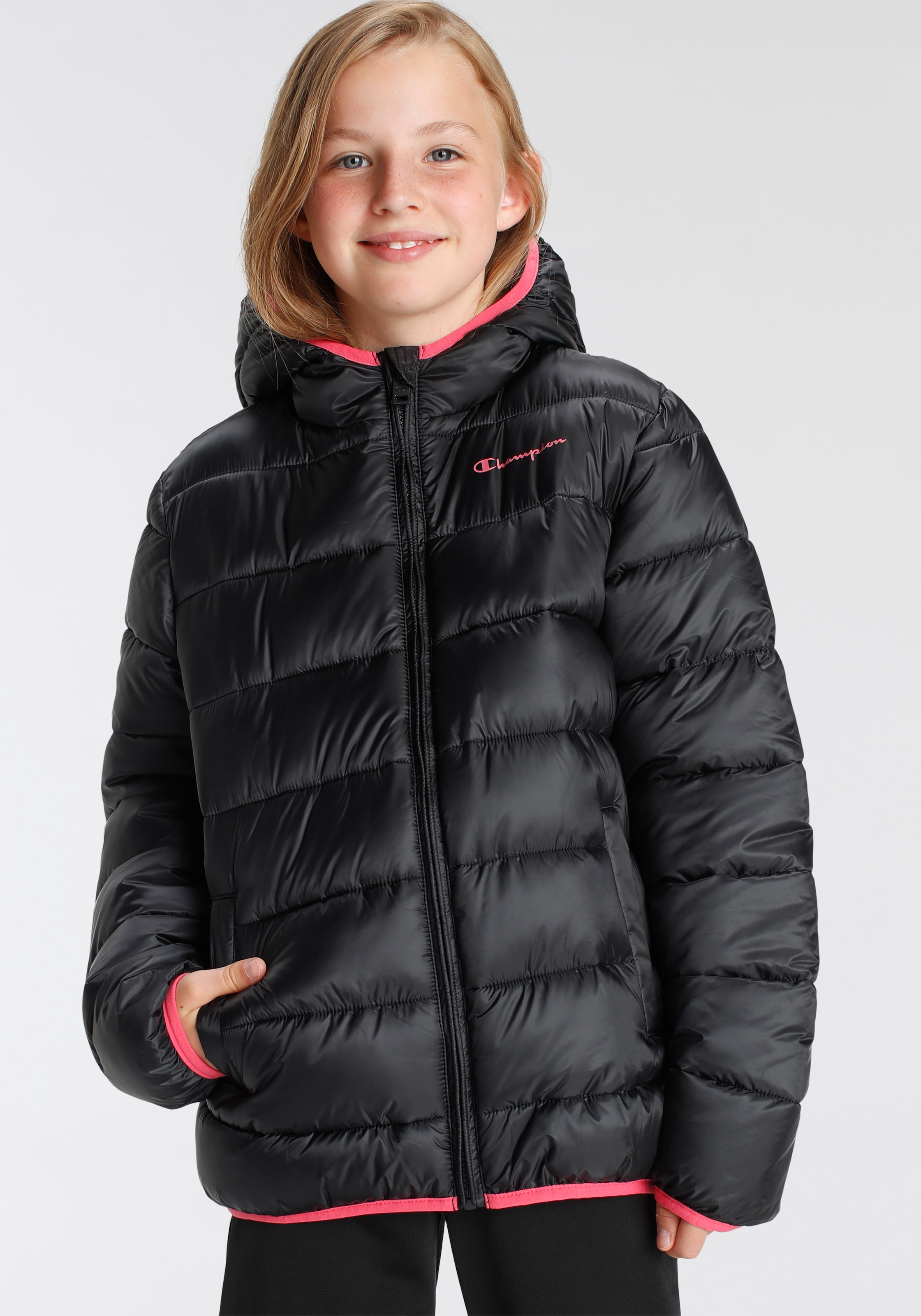 ✵ Champion | Hooded mit ordern - günstig für Kinder«, »Outdoor Steppjacke Kapuze Jacket Jelmoli-Versand