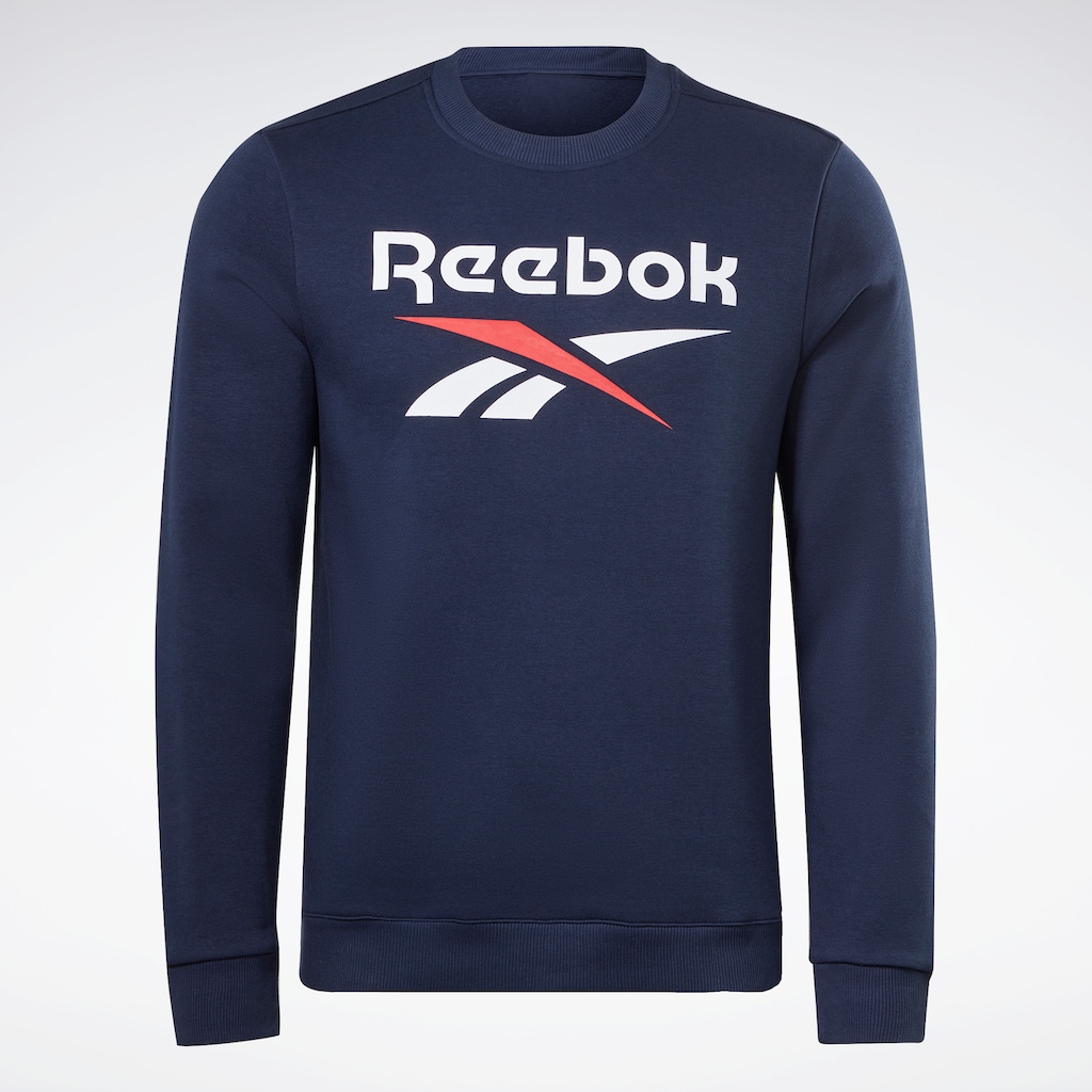 Reebok Sweatshirt »REEBOK IDENTITY FLEECE STACKED LOGO CREW SWEATSHIRT«