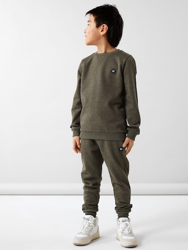 Name It Sweatshirt »NKMVIMO für Jungen mit Bündchen und klassischer Form«, unifarben, casual, regular fit, Baumwollmischung, Rundhals