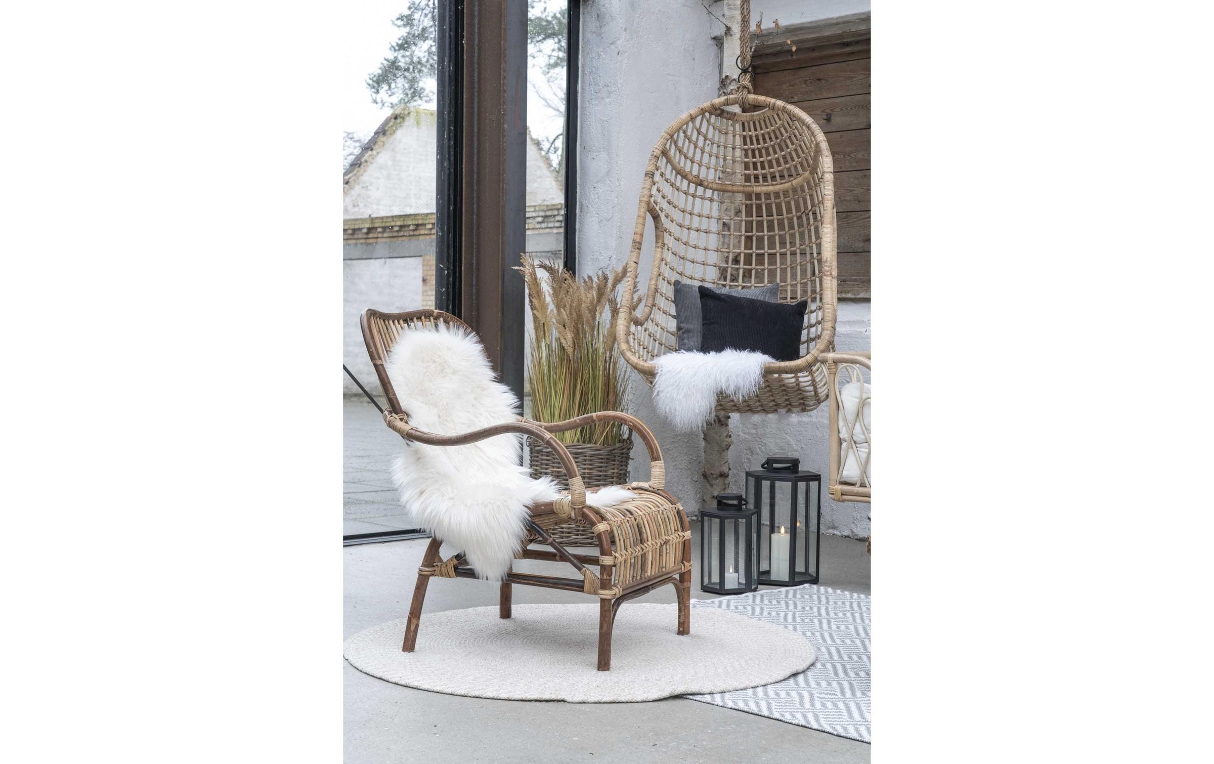 House Nordic Teppich »Nordic Teppich Menorca Hellbeige«, rund, - mm Höhe