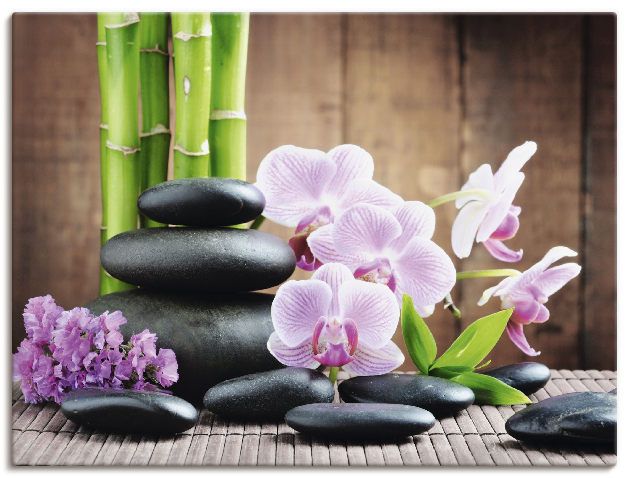 Jelmoli-Versand kaufen Zen, | in Steinen Zen Glasbild Konzept Artland (1 Grössen St.), online verschiedenen »Spa Orchideen«,