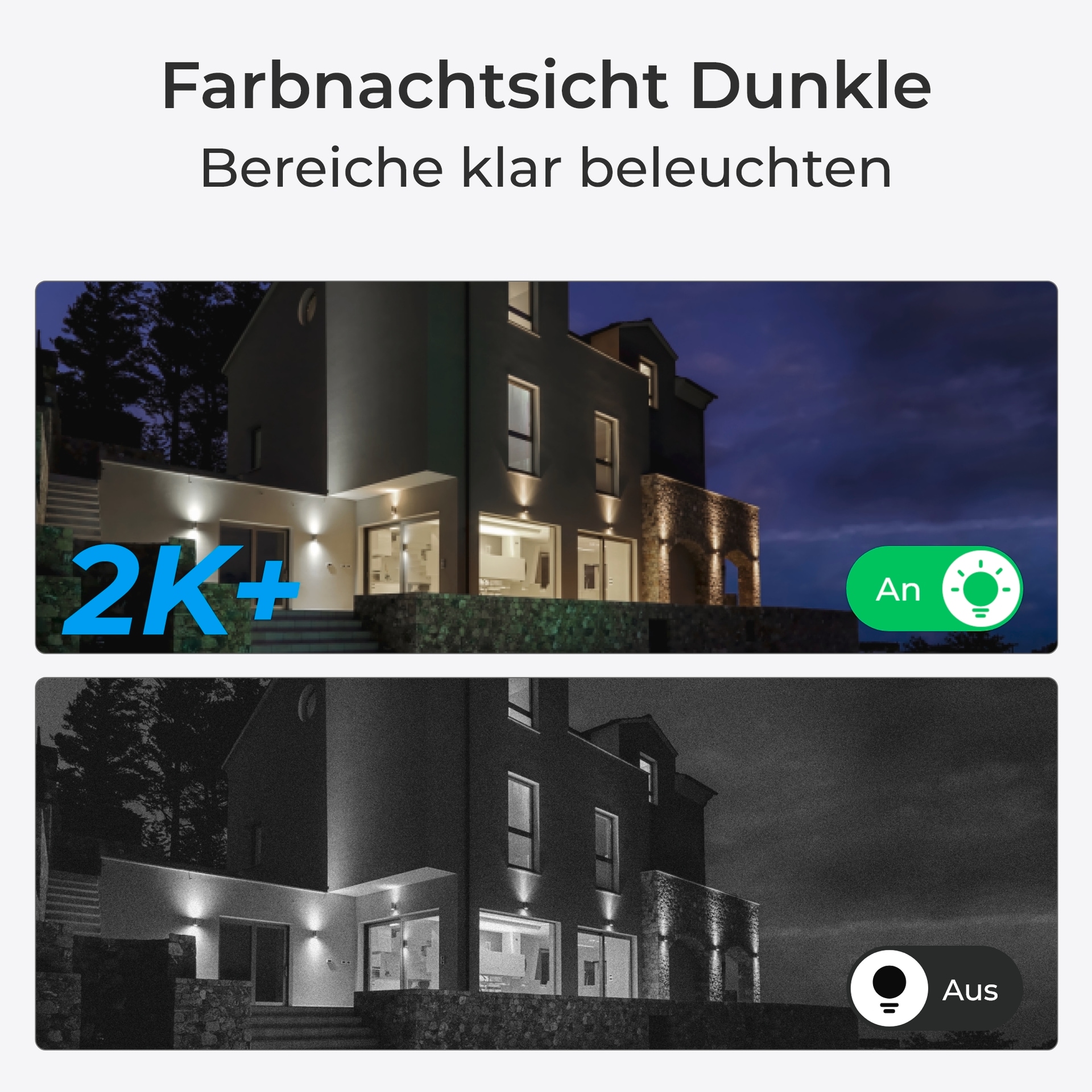 Reolink Überwachungskamera »E Series E540 - 5MP Wi-Fi Überwachungskamera Aussen mit Auto-Tracking«, Aussenbereich, Personen-/Fahrzeug-/Tiererkennung, Pan & Tilt, 3X optischer Zoom