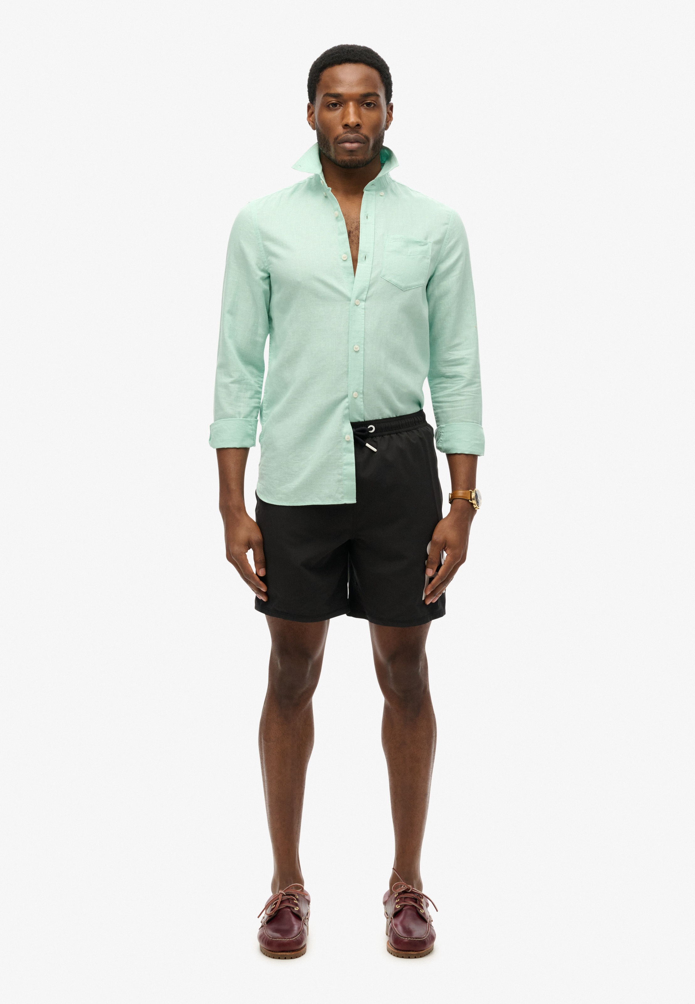 Superdry Badeshorts »SPORTSWEAR LOGO 17 SWIM SHORT«