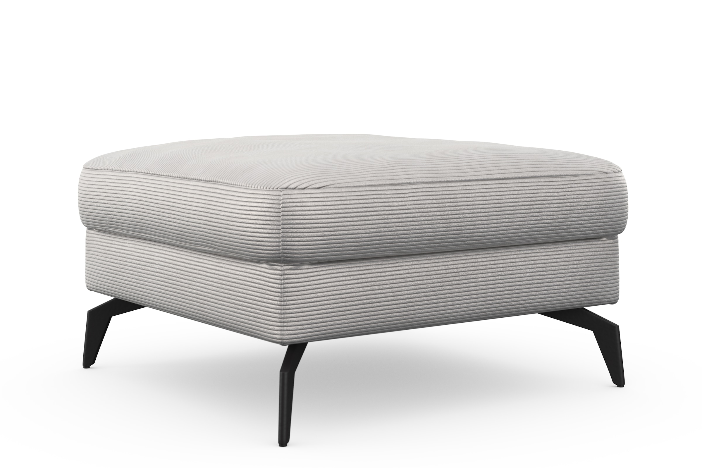 sit&more Polsterhocker »Cabana«, mit stylischen Metallfüssen