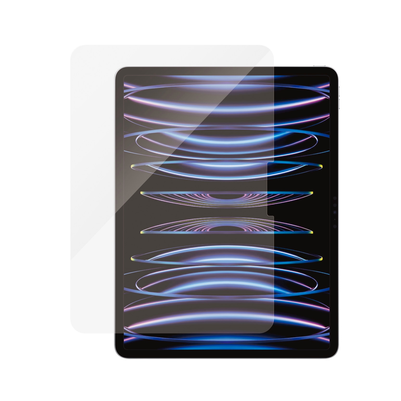 PanzerGlass Displayschutzglas »Ultra Wide Fit Screen Protector«, für Apple iPad Pro 11 2024, Displayschutzfolie, Schutzfolie, Bildschirmschutz, kratz- & stossfest