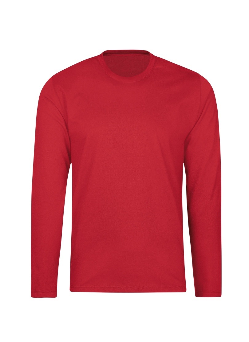 Trigema T-Shirt »TRIGEMA Langarmshirt aus 100% Baumwolle« 1 Stk.