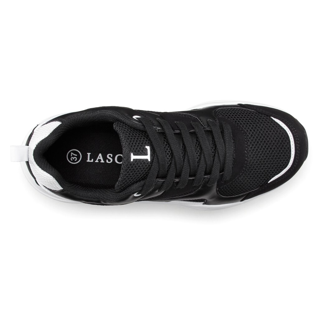 LASCANA Sneaker, mit ultraleichter Chunky-Sohle in toller Farbkombination