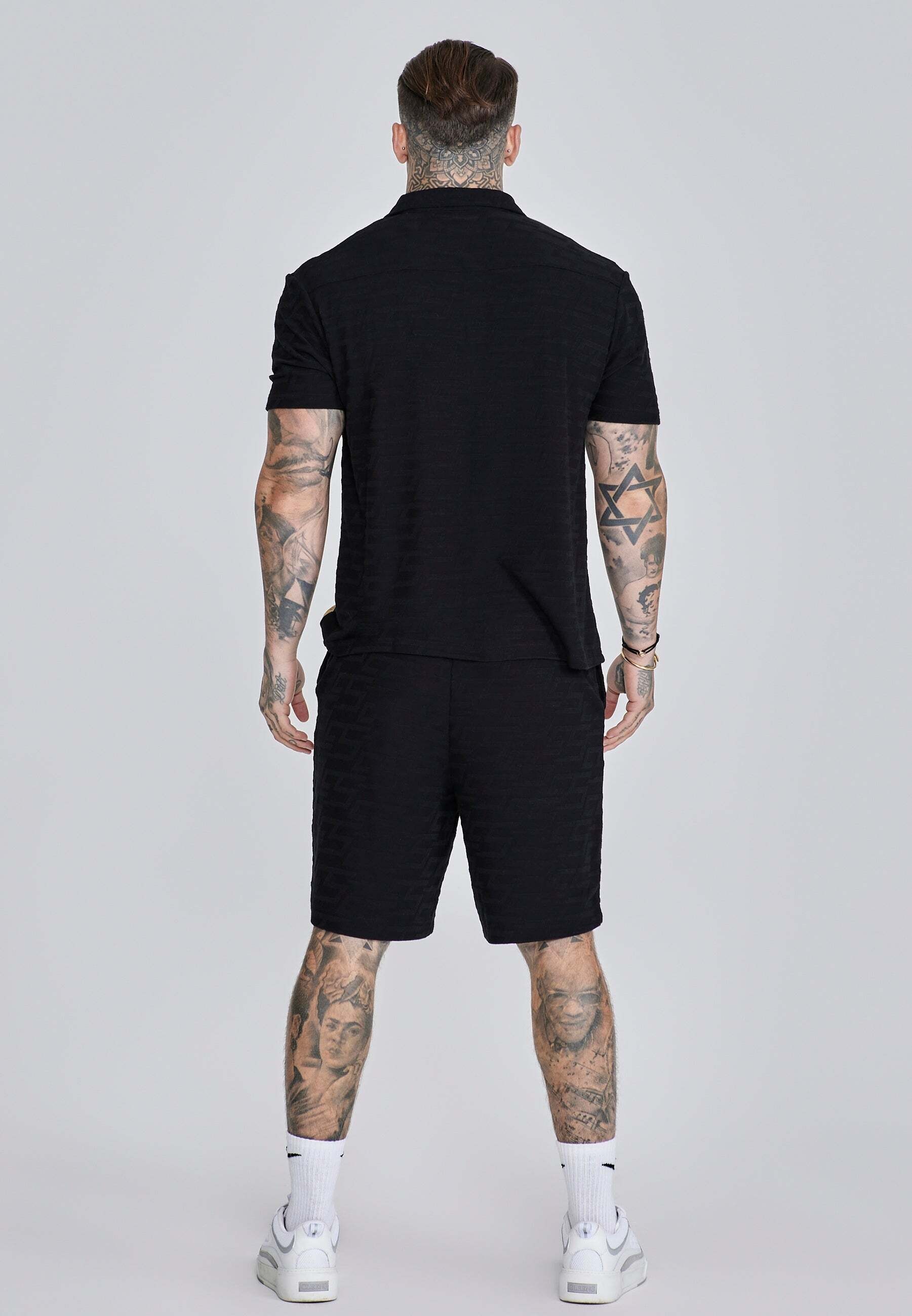 Siksilk Kurzarmhemd »Siksilk Kurzarmhemd Towelling Shirt«