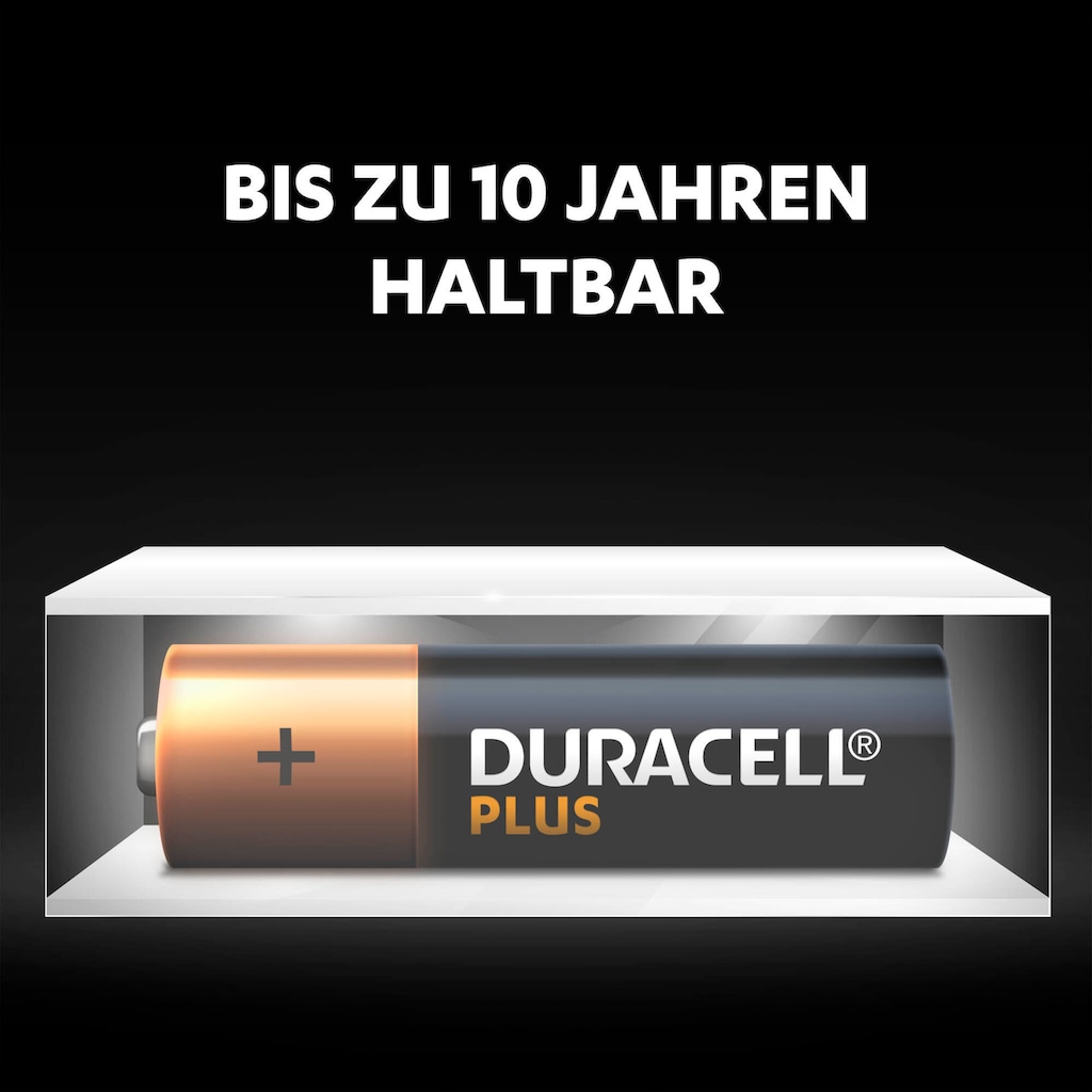 Duracell Batterie »8er Pack Plus«, LR6, (Packung, 8 St.)