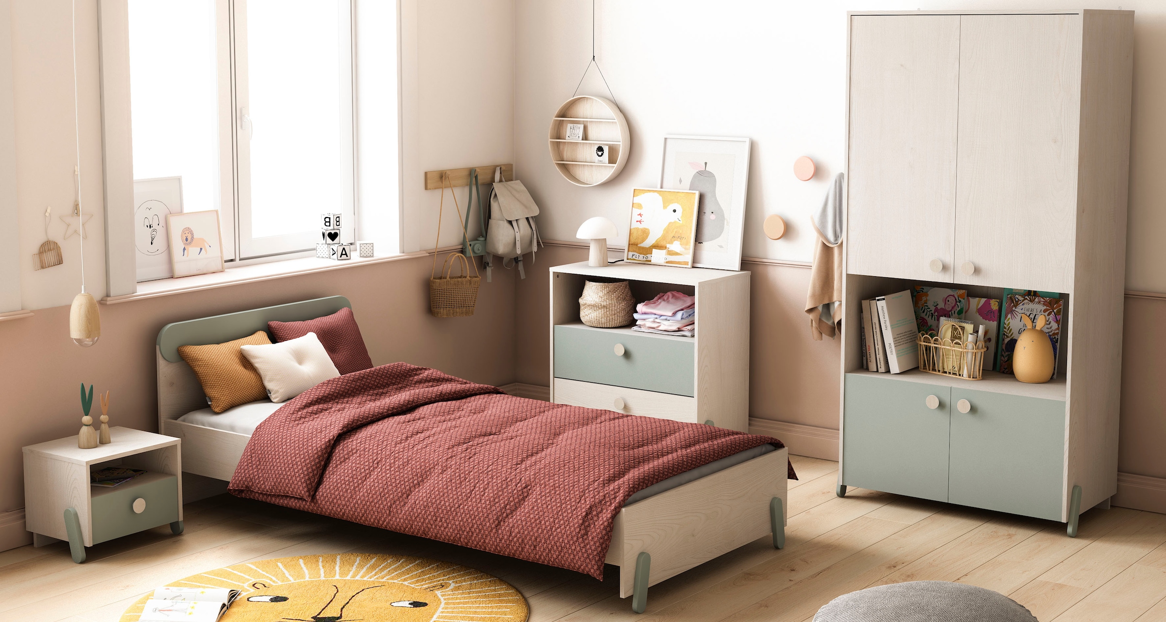 Demeyere GROUP Nachtkommode »Ilian«, modernes Design fürs Kinderzimmer