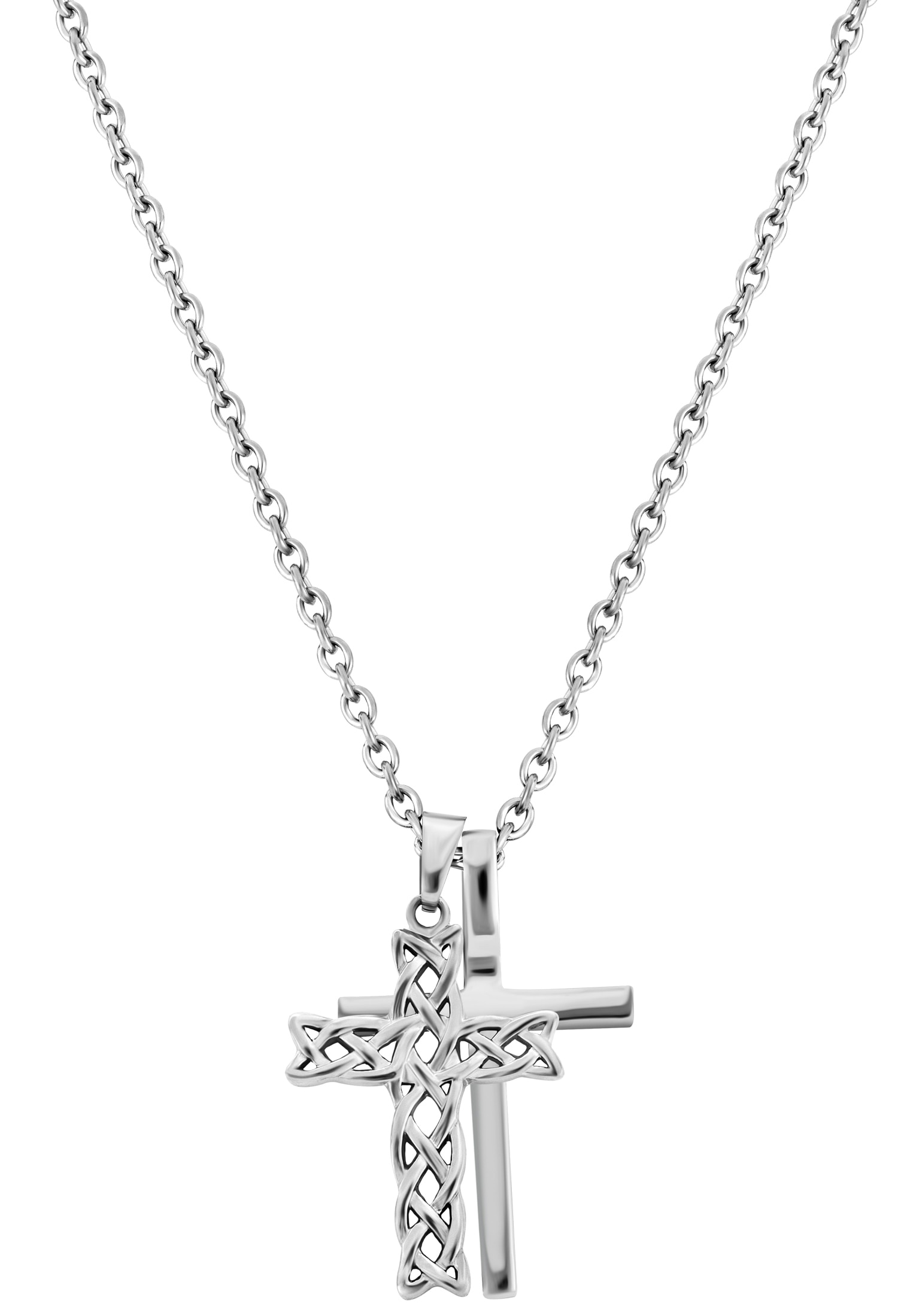 Jelmoli-Versand »Halskette PJ26571PSS.01« STRUVE, | Anhänger shoppen mit Kette Police online Kreuz,