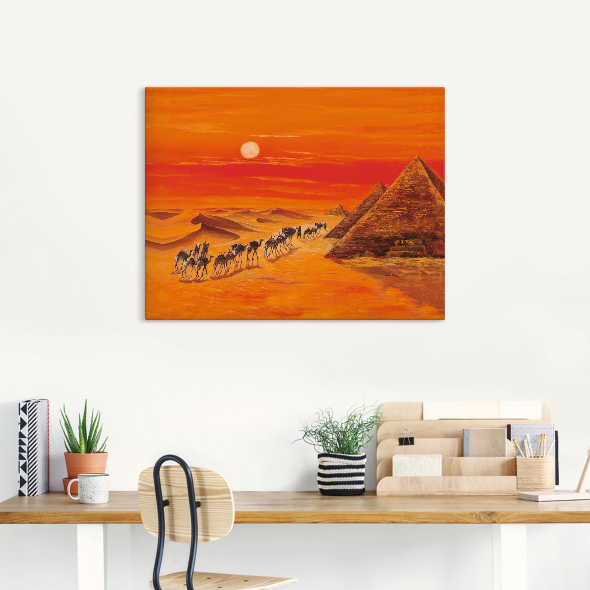 Artland Wandbild »Karawane II«, Afrika, (1 St.), als Alubild, Outdoorbild, Leinwandbild in verschied. Grössen