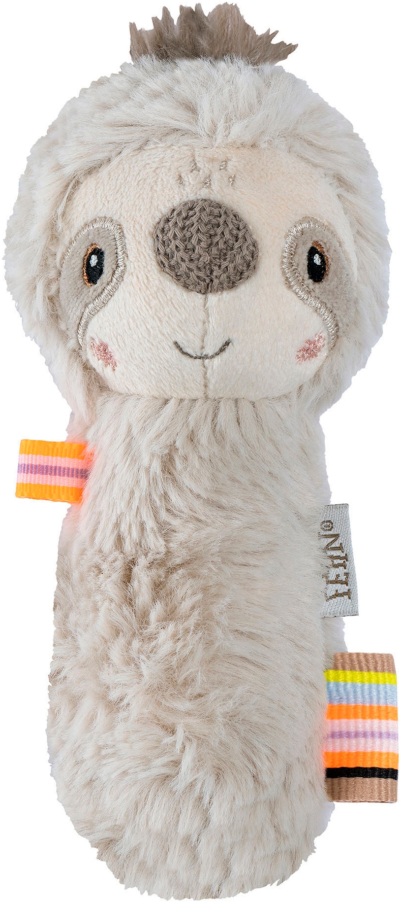 Fehn Greifspielzeug "Lazy, Crazy & Pink, Stabgreifling Faultier"