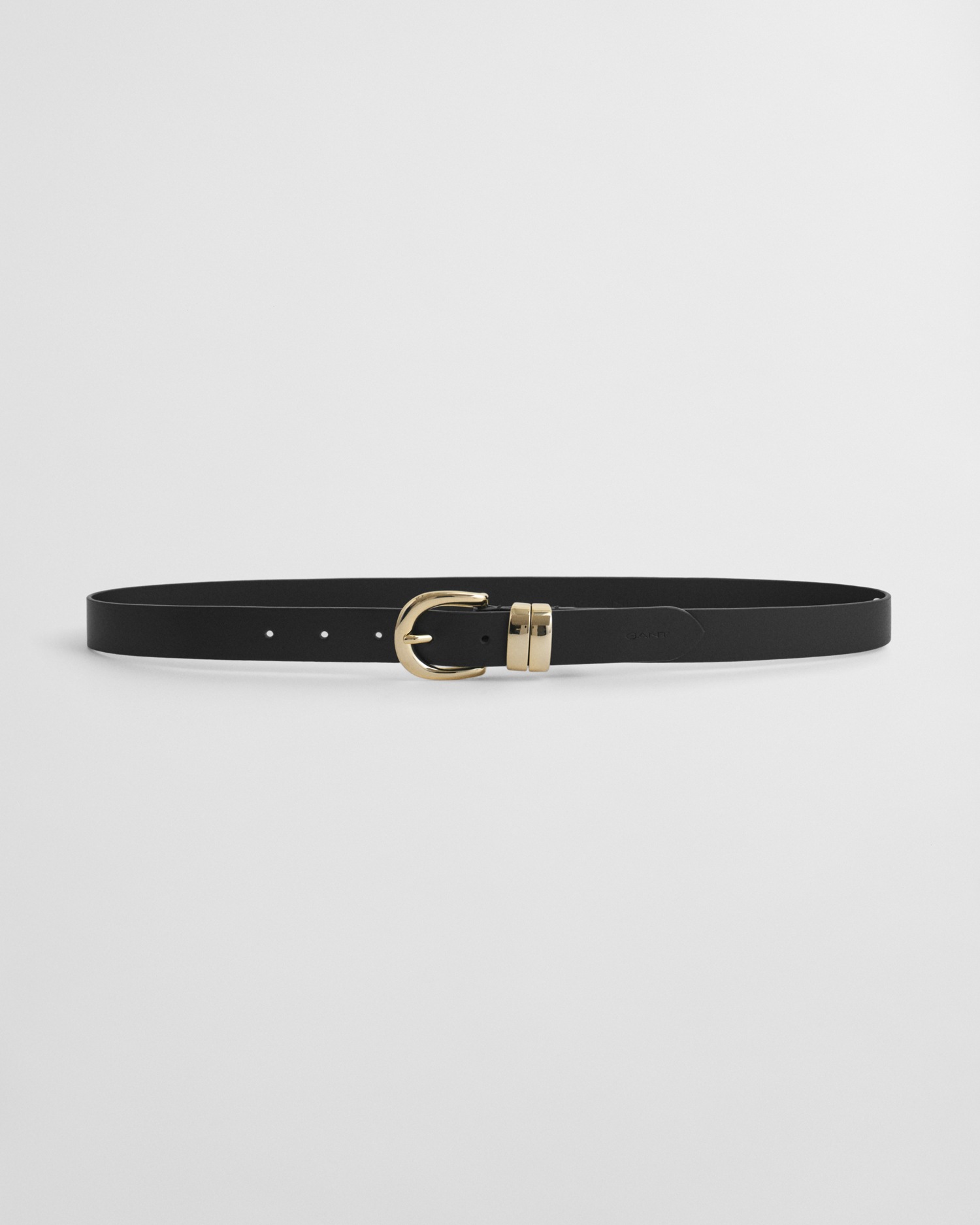 Gant Ledergürtel "CHUNKY KEEPER LEATHER BELT" Größenverstellbar durch Einfachdornschließe