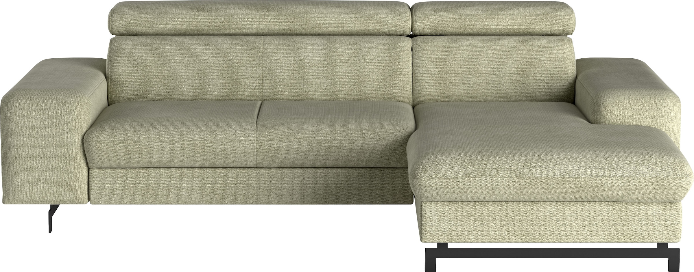 COTTA Ecksofa »Emma L-Form«, mit Kopfteilverstellung, wahlweise mit Bettfunktion & Bettkasten