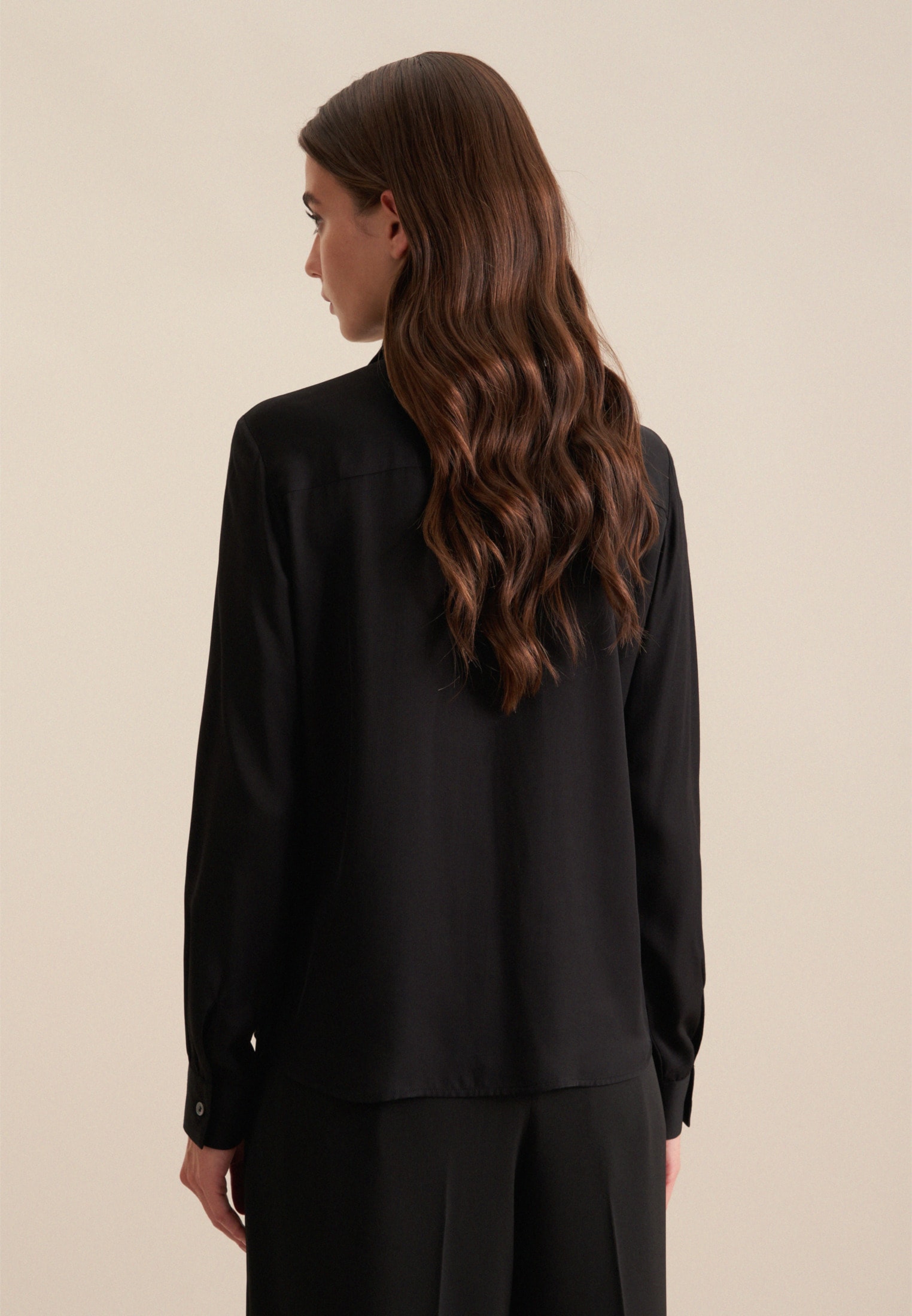 seidensticker Hemdbluse »Schwarze Rose«, 1/1 Kragen Uni