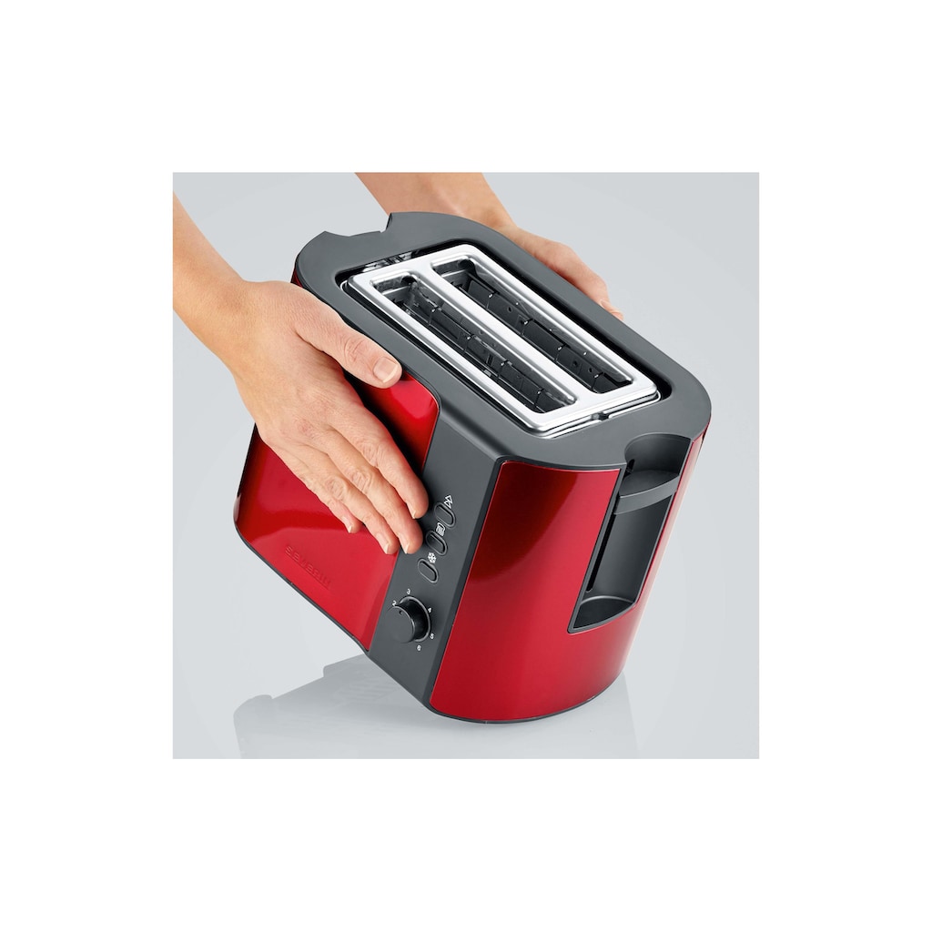 Severin Toaster »AT 2217 Rot Schwarz«, 800 W