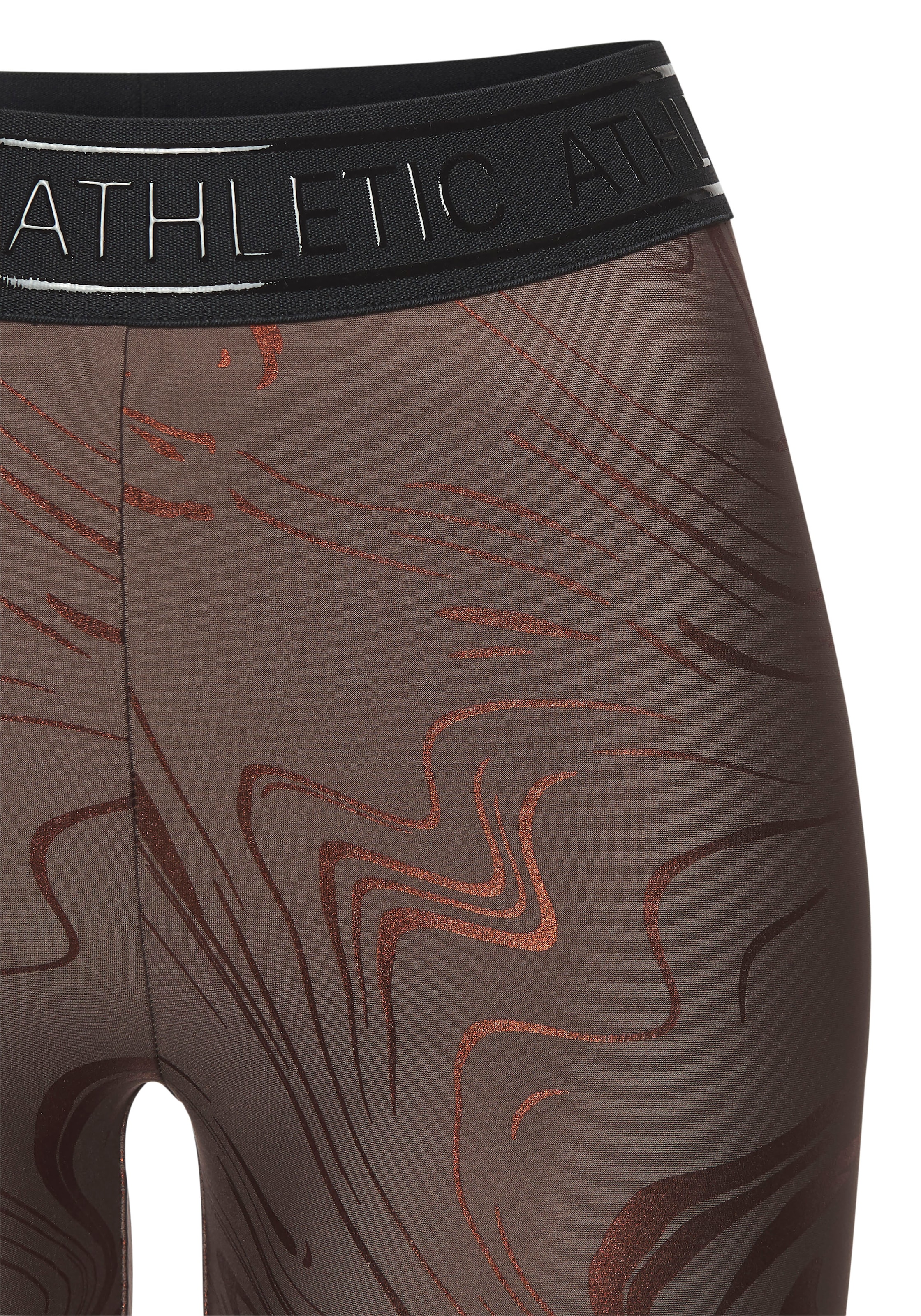 LASCANA ACTIVE Funktionsshorts, mit glänzendem 3D Schriftzug auf dem Bund