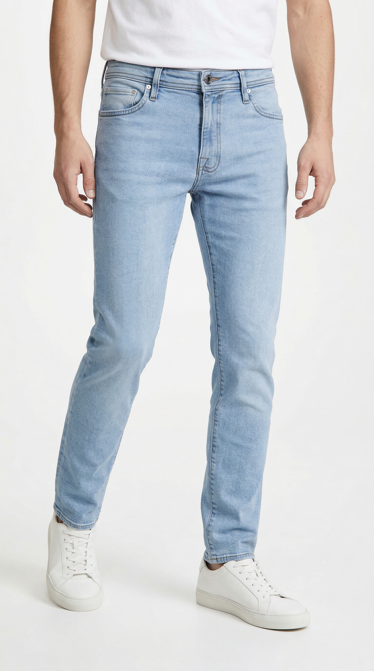 Jack & Jones Slim-fit-Jeans "JJIGLENN JJFELIX AM 446 NOOS" Baumwollmischung, slim fit