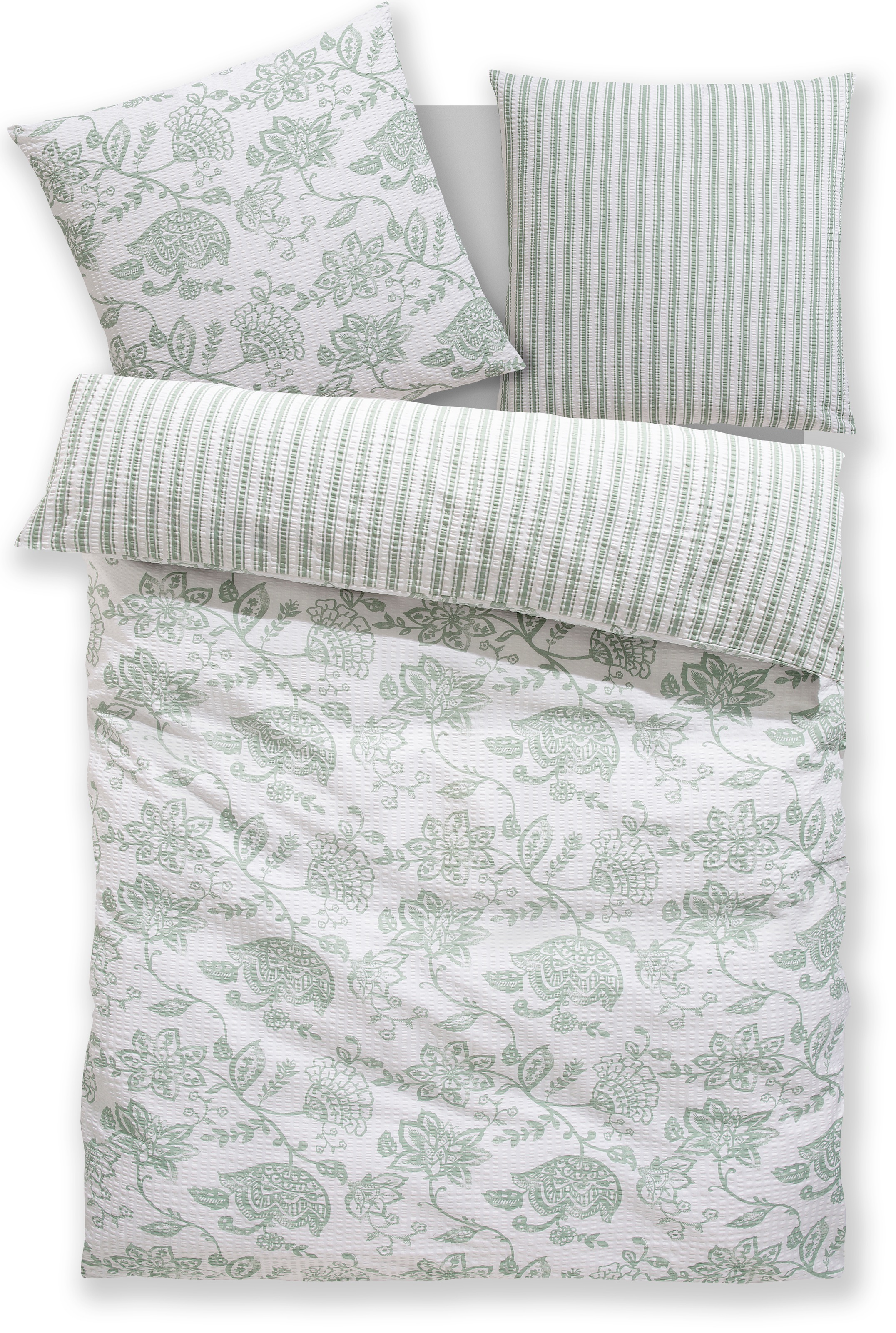 OTTO home Bettwäsche "Nordby" 2 Stk. Bettwäsche aus Baumwolle, skandinavisches Design, ab Größe 135x200 cm