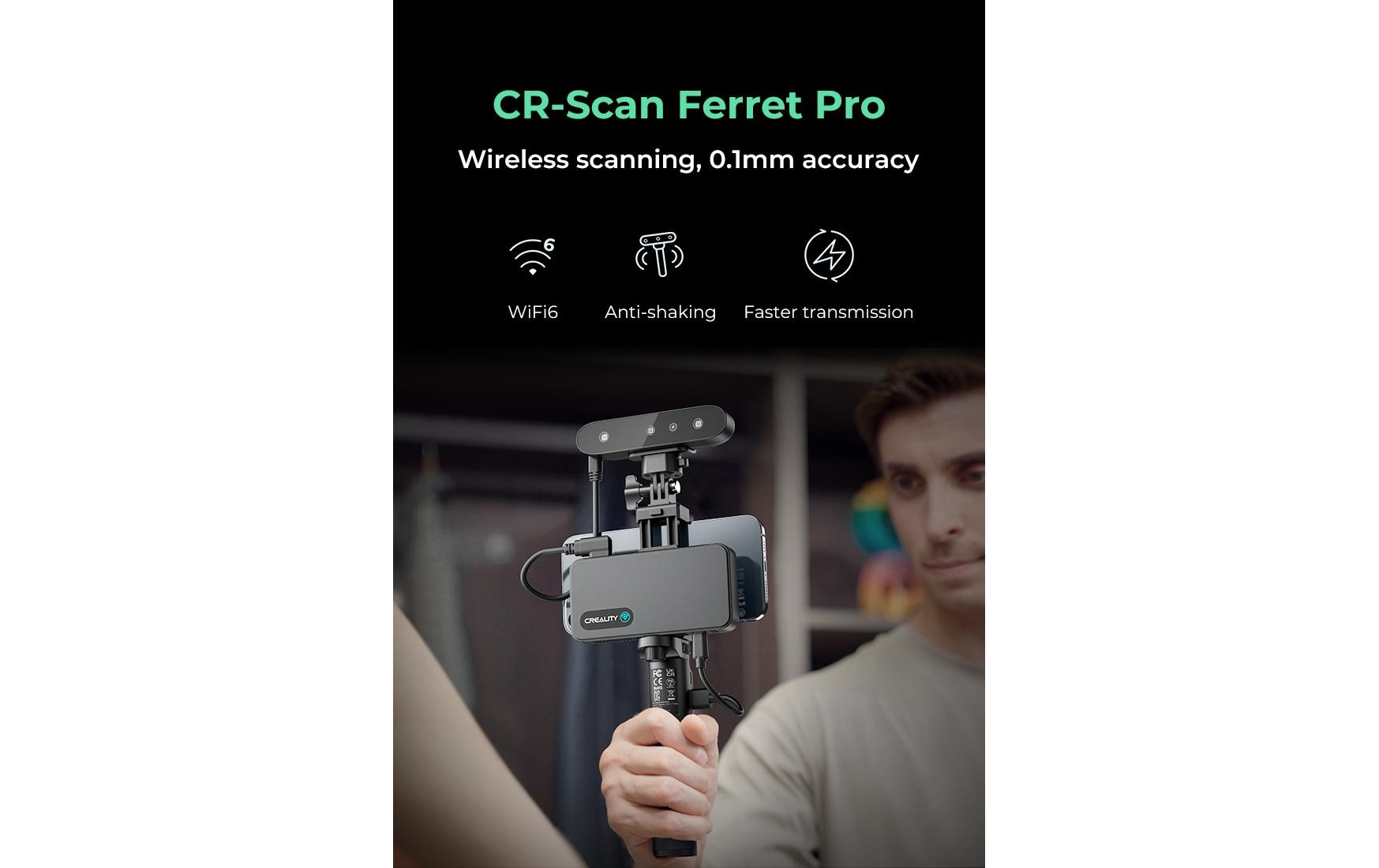 Creality 3D-Drucker »CR-Scan Ferret Pro, WiFi«