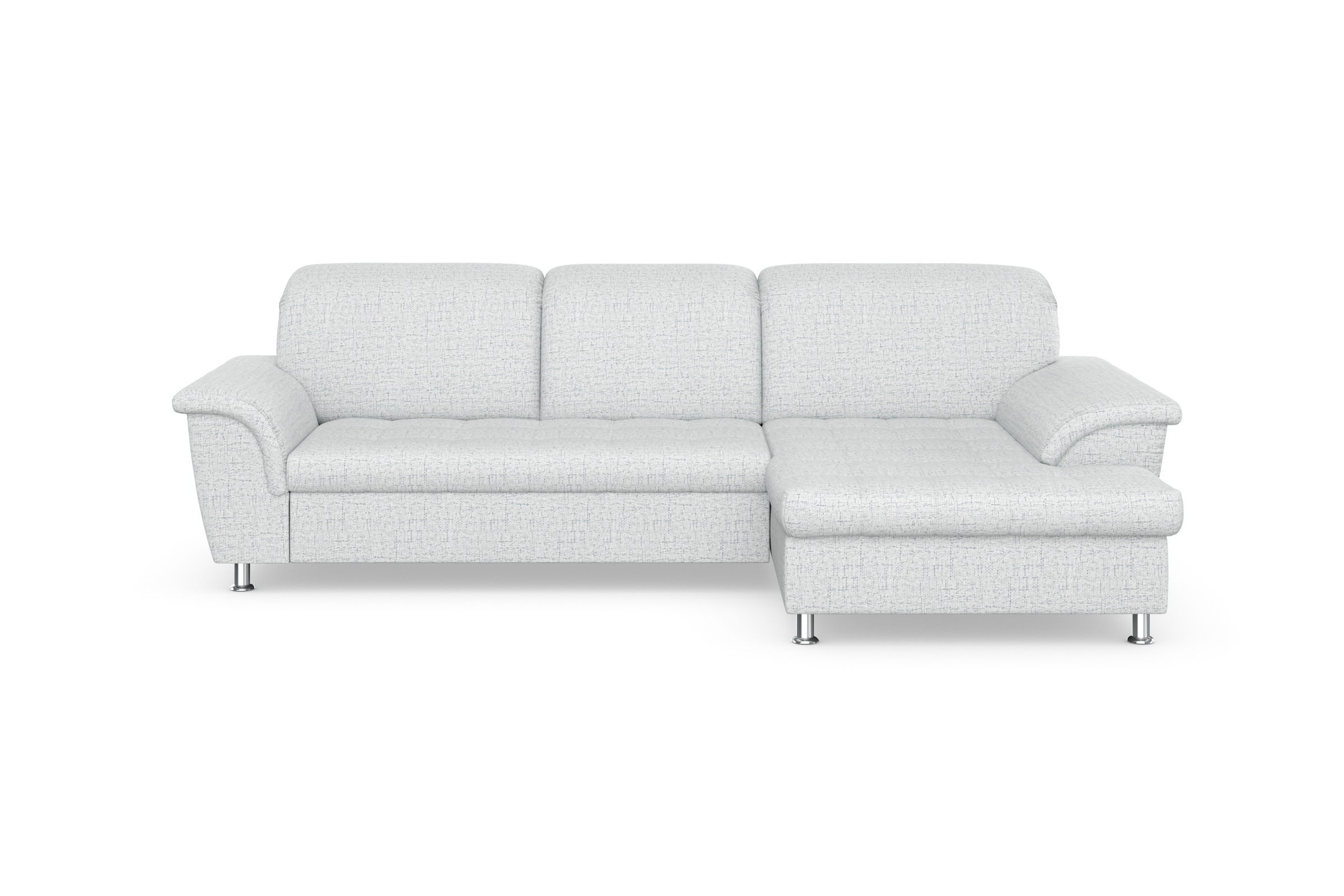 DOMO collection Ecksofa Franzi, wahlweise mit Bettfunktion, Bettkasten und Kopfteilverstellung