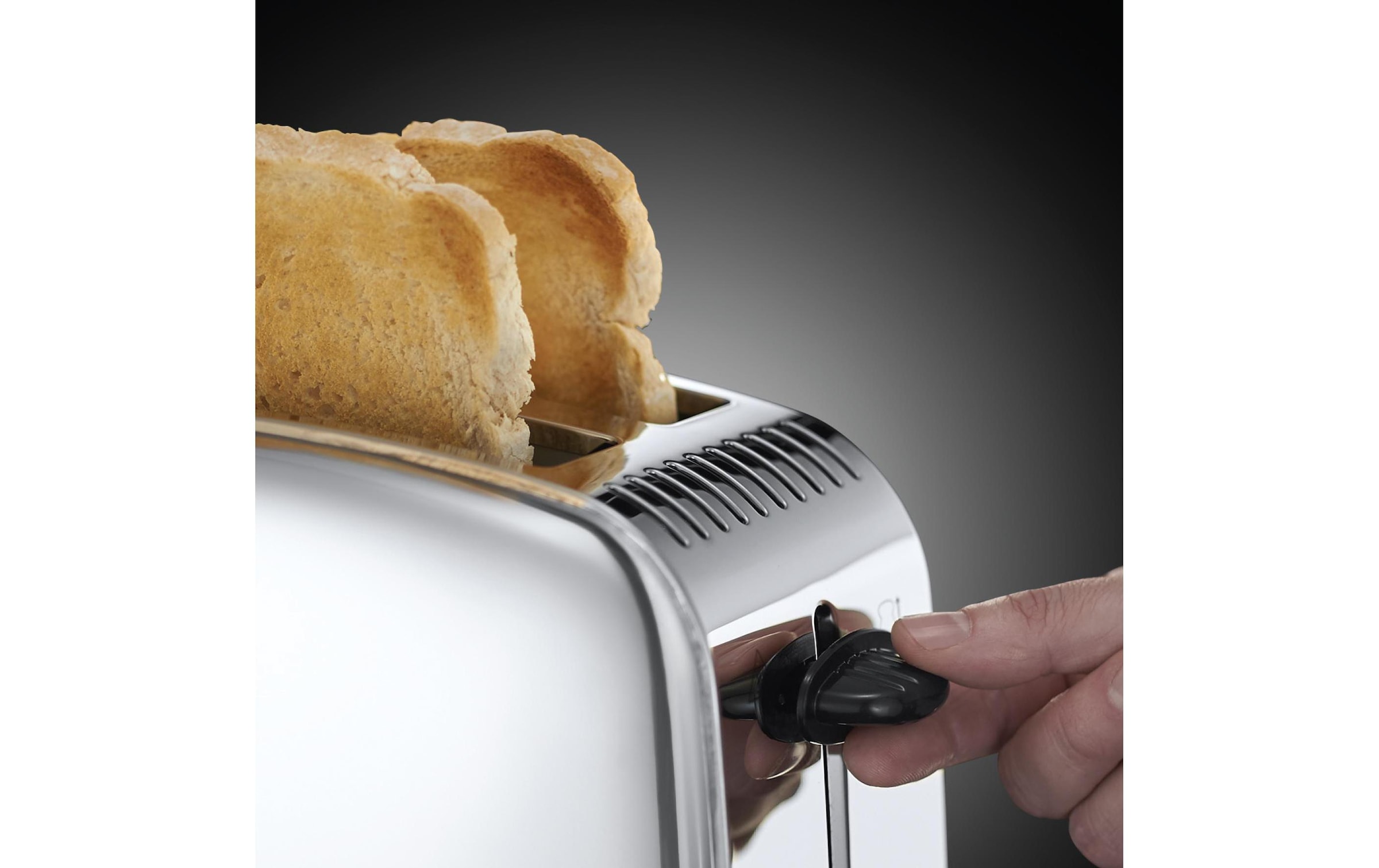RUSSELL HOBBS Toaster »Victory 23310-56 Silberfarben«, 2 kurze Schlitze, für 2 Scheiben, 1670 W