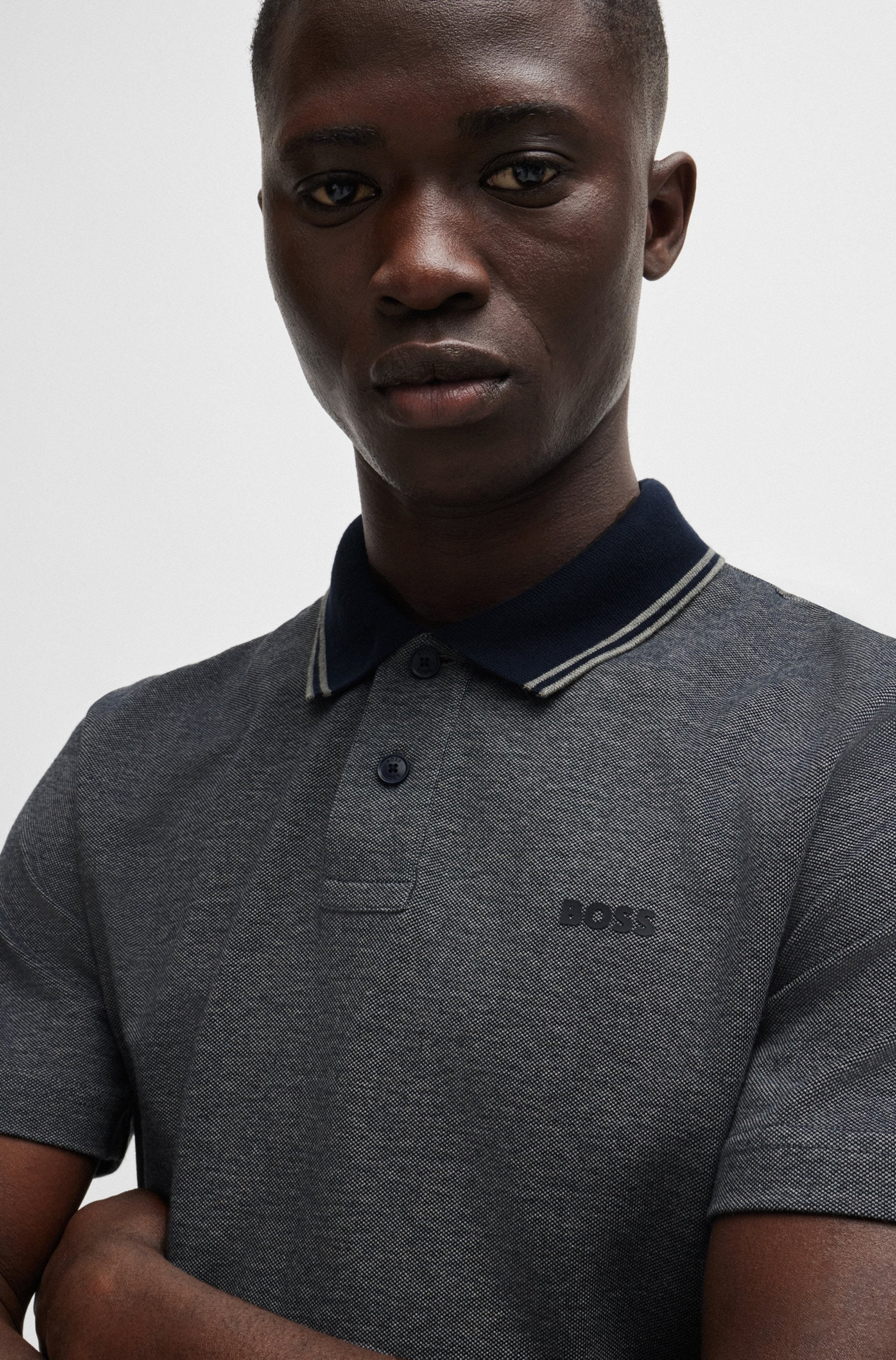 BOSS ORANGE Poloshirt »PeoxfordNew«, mit Polokragen