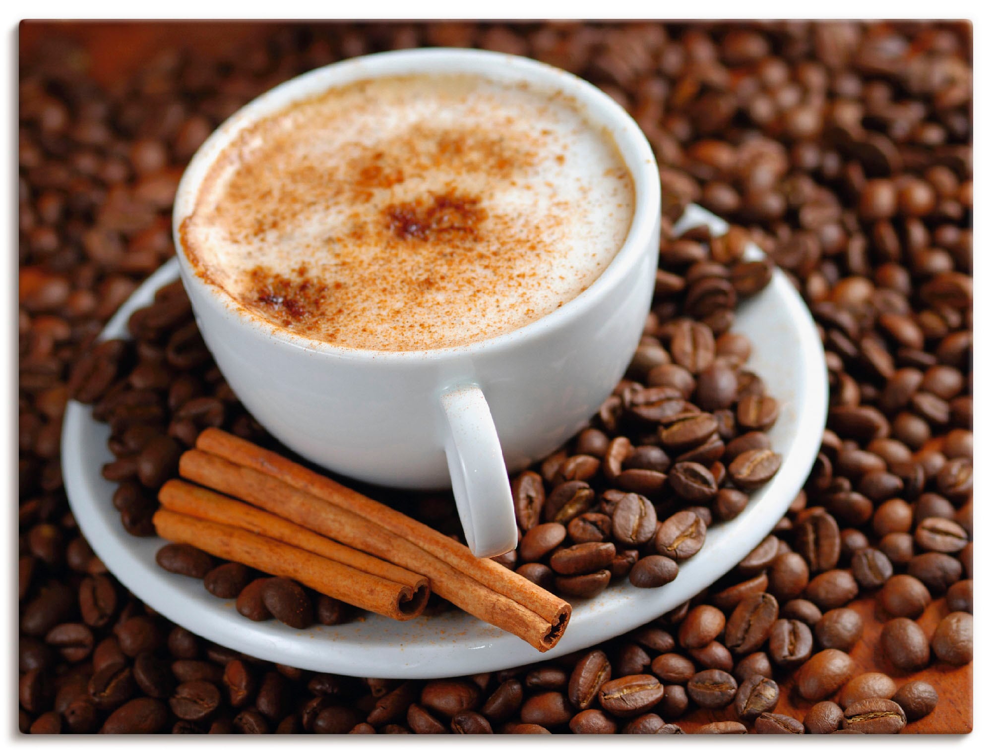 Artland Wandbild »Cappuccino - Kaffee«, Getränke, (1 St.), als Alubild,  Leinwandbild, Wandaufkleber oder Poster in versch. Grössen online shoppen |  Jelmoli-Versand