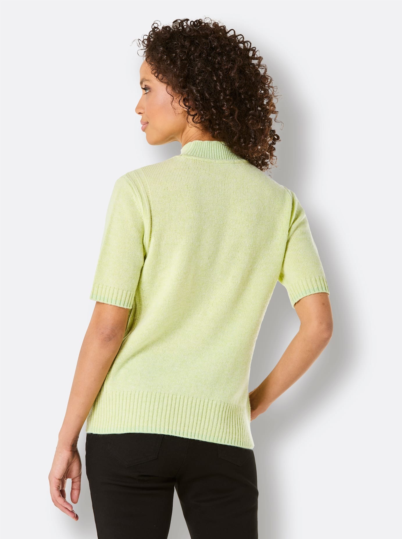 CREATION L PREMIUM Kurzarmpullover »Merino-Kaschmir-Pullover«