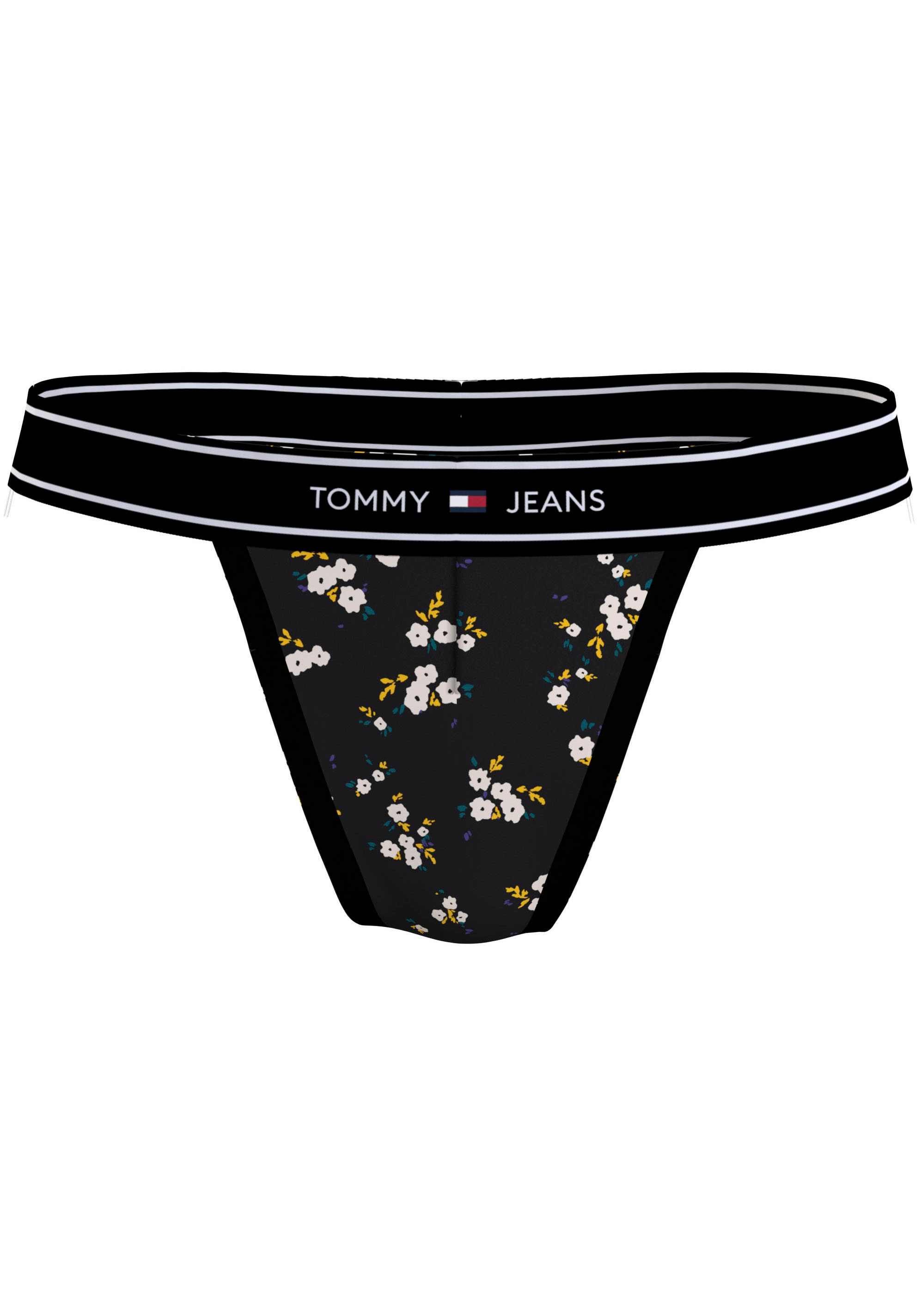 Tommy Hilfiger Underwear Tanga »TANGA THONG PRINT«, mit Blumenprint, Logoschriftzug